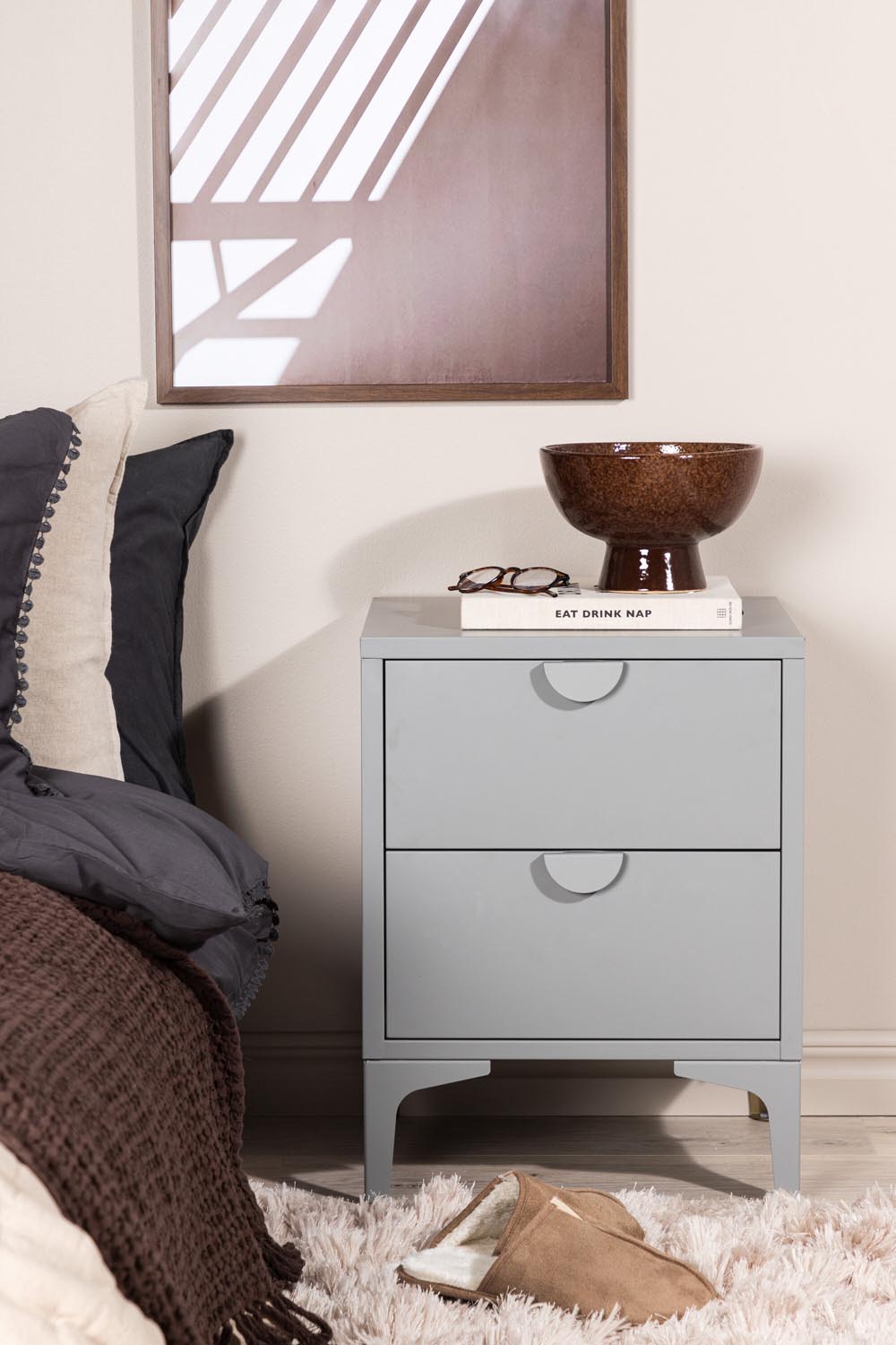 Piring 2 Korpus in Hellgrau präsentiert im Onlineshop von KAQTU Design AG. Regal Zubehör ist von Venture Home
