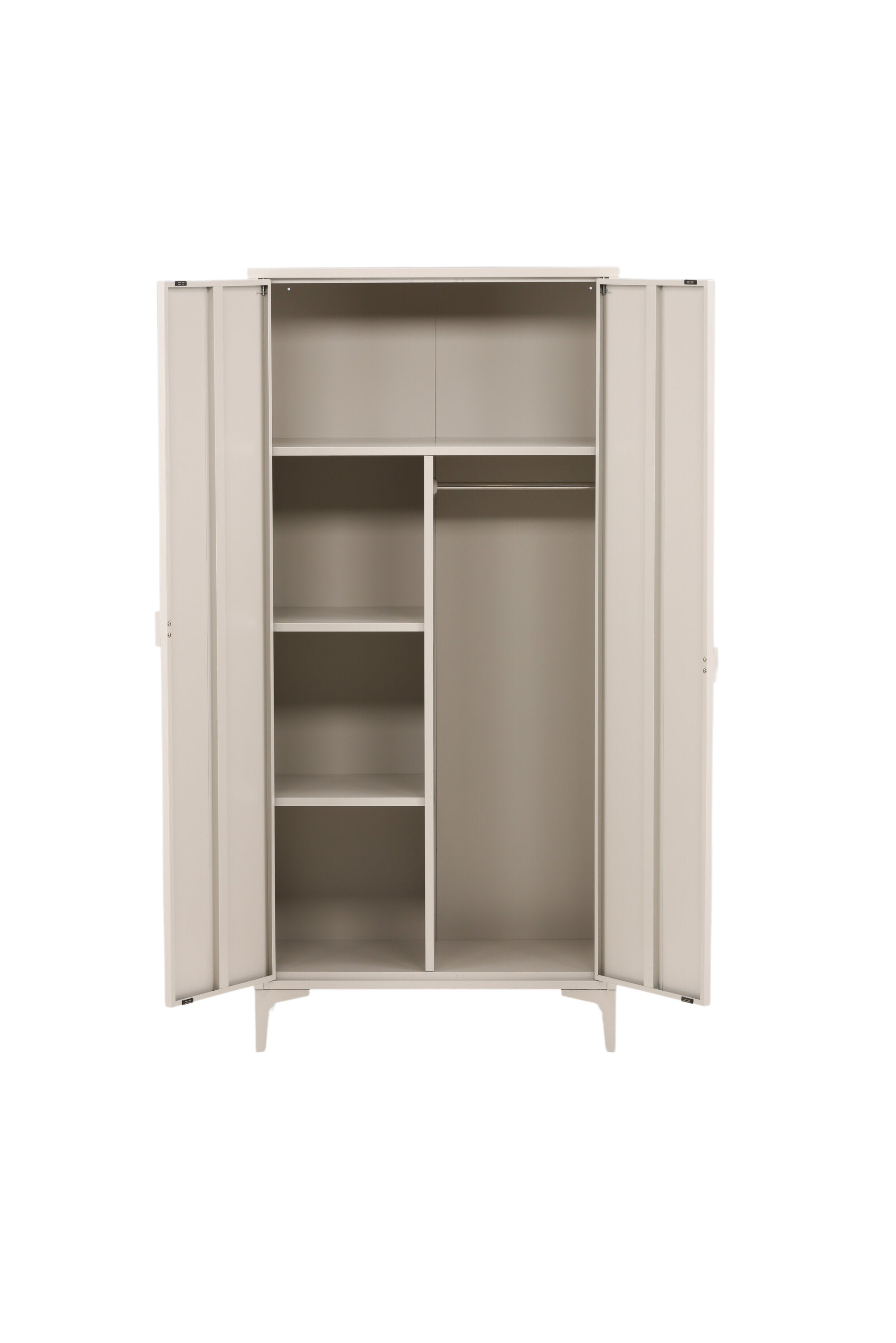 Piring Garderobe in Beige präsentiert im Onlineshop von KAQTU Design AG. Drehtürenschrank ist von Venture Home