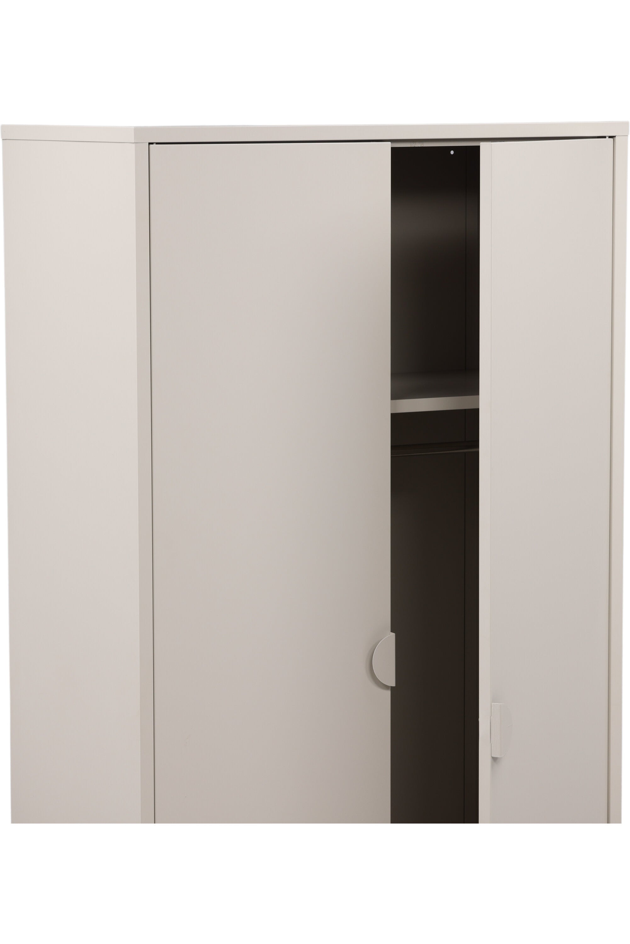 Piring Garderobe in Beige präsentiert im Onlineshop von KAQTU Design AG. Drehtürenschrank ist von Venture Home