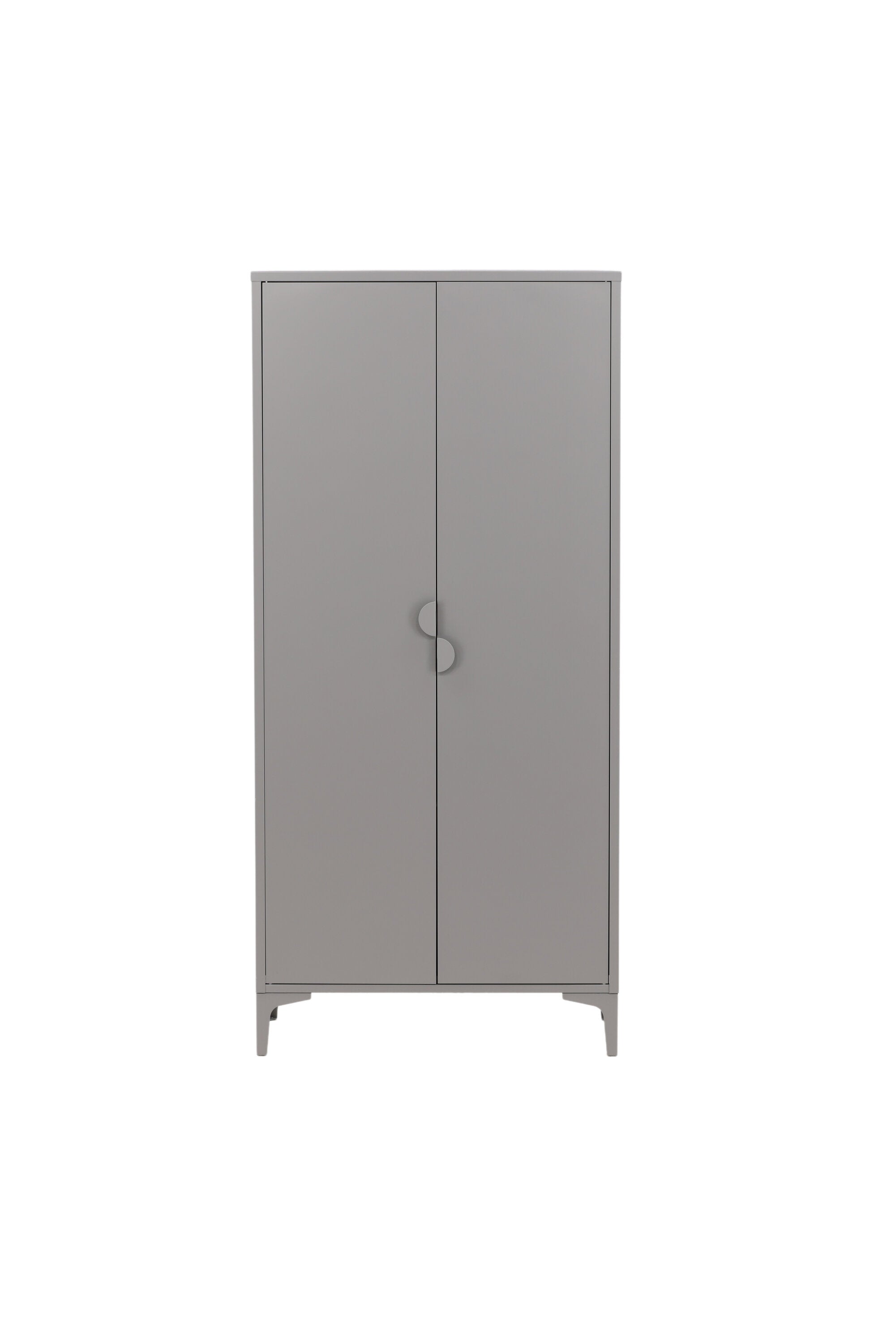 Piring Garderobe in Hellgrau präsentiert im Onlineshop von KAQTU Design AG. Drehtürenschrank ist von Venture Home