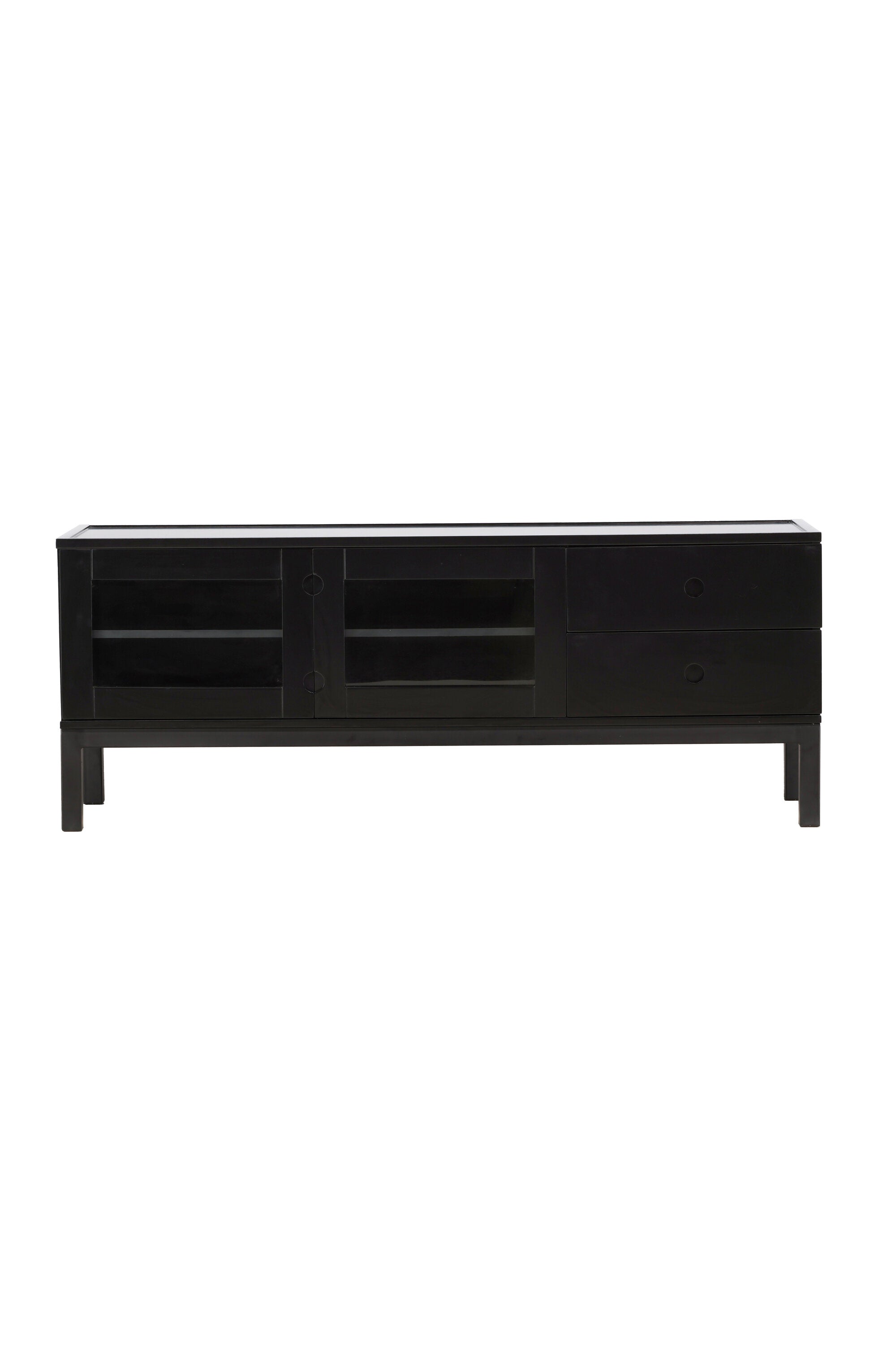Alcoa Kabinett in Schwarz präsentiert im Onlineshop von KAQTU Design AG. Regal Zubehör ist von Venture Home