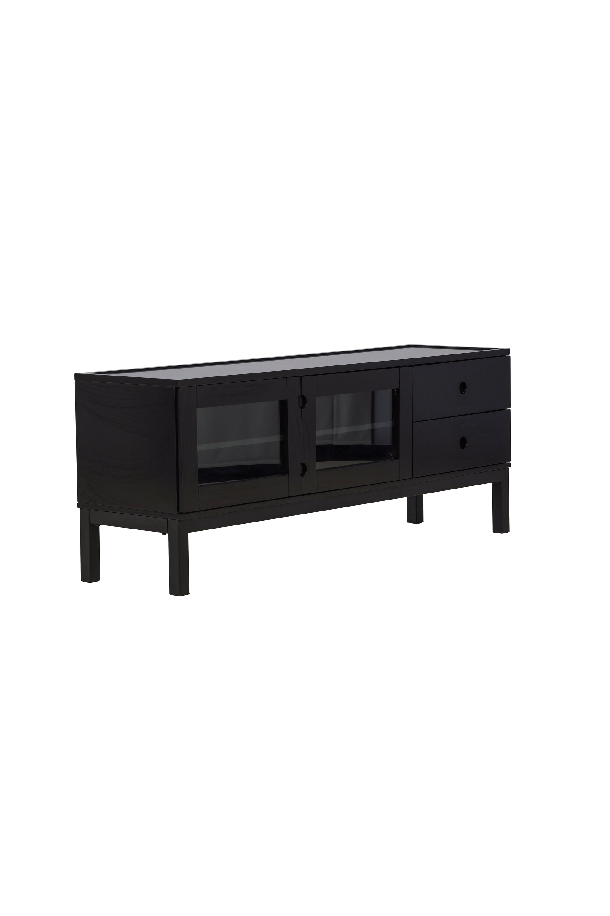 Alcoa Kabinett in Schwarz präsentiert im Onlineshop von KAQTU Design AG. Regal Zubehör ist von Venture Home
