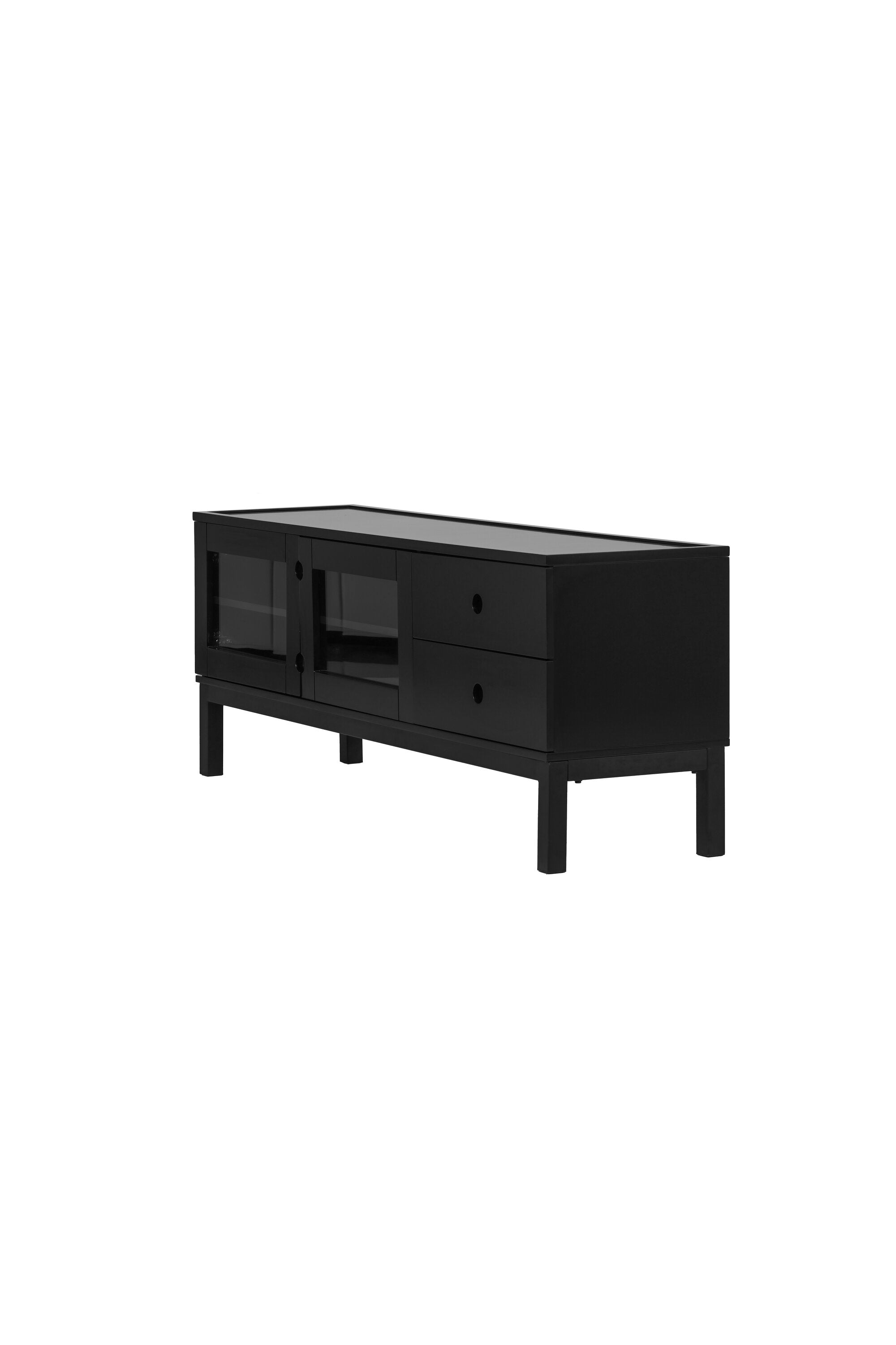 Alcoa Kabinett in Schwarz präsentiert im Onlineshop von KAQTU Design AG. Regal Zubehör ist von Venture Home