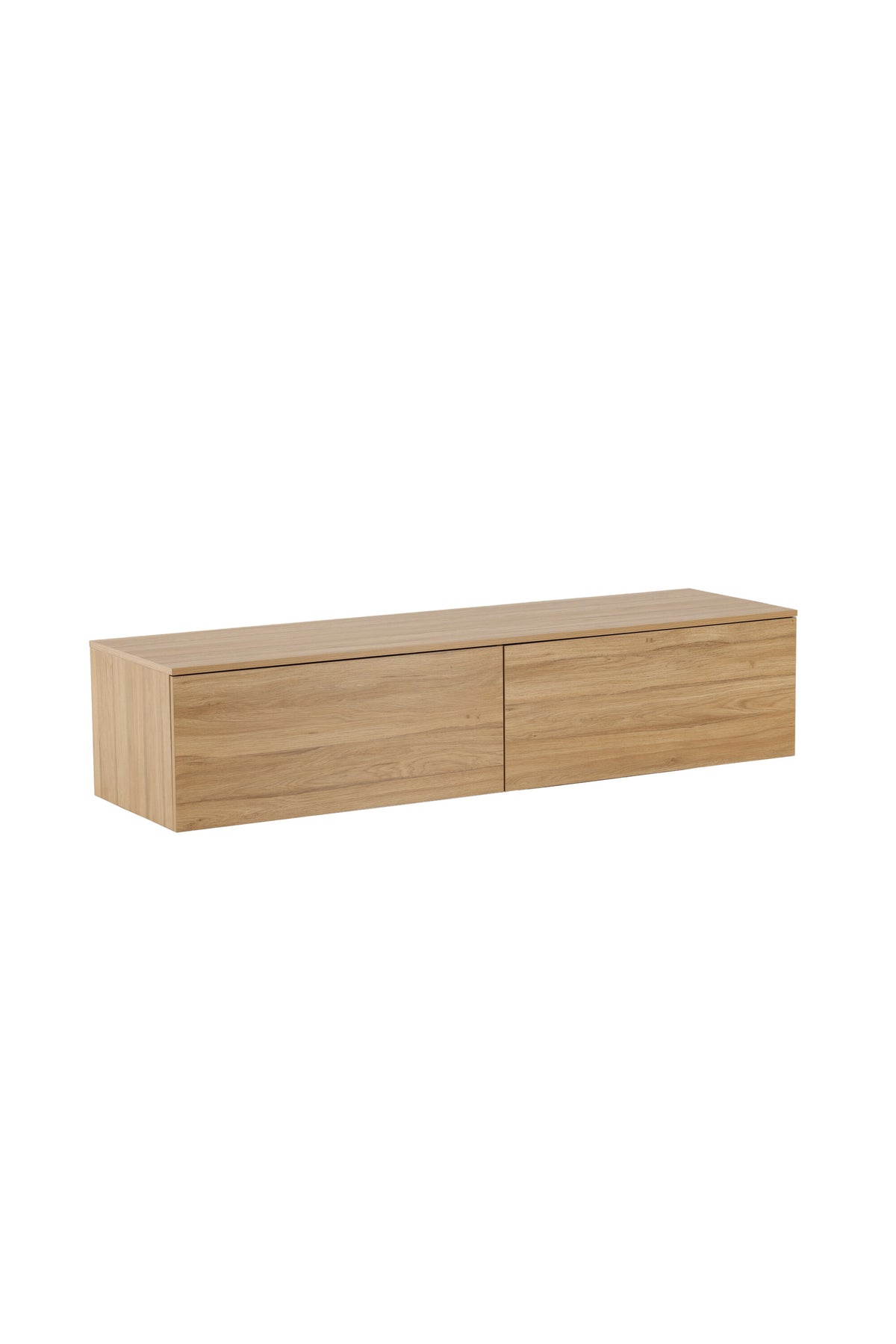 Frihamn Kommode von Venture Home, rechteckiges Sideboard aus MDF, Kunststoff und Pappel in Nussbaum mit Walnuss-Maserung.