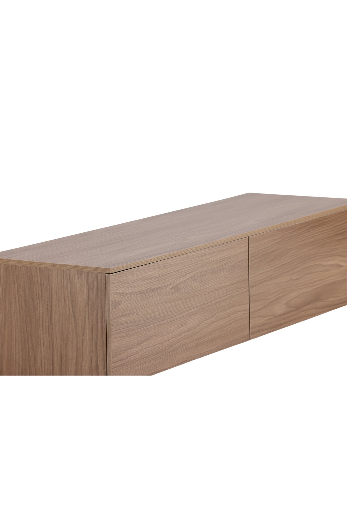Frihamn Kommode von Venture Home, rechteckiges Sideboard aus MDF, Kunststoff und Pappel in Nussbaum mit Walnuss-Maserung.
