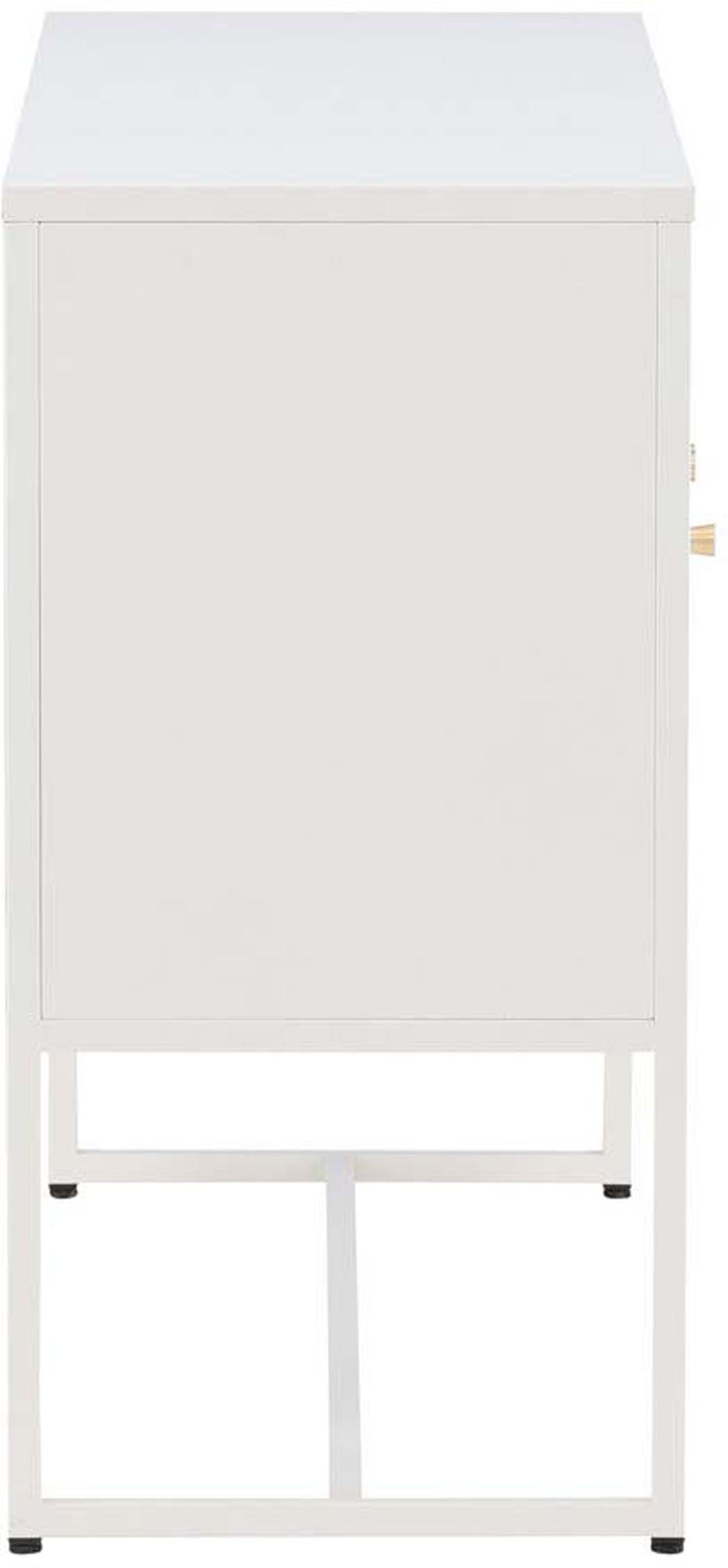 Malla Kabinett von Venture Home: Stilvolles Industriedesign mit stabilen Stahlbeinen und geräumigen Regalen für elegante Aufbewahrung.