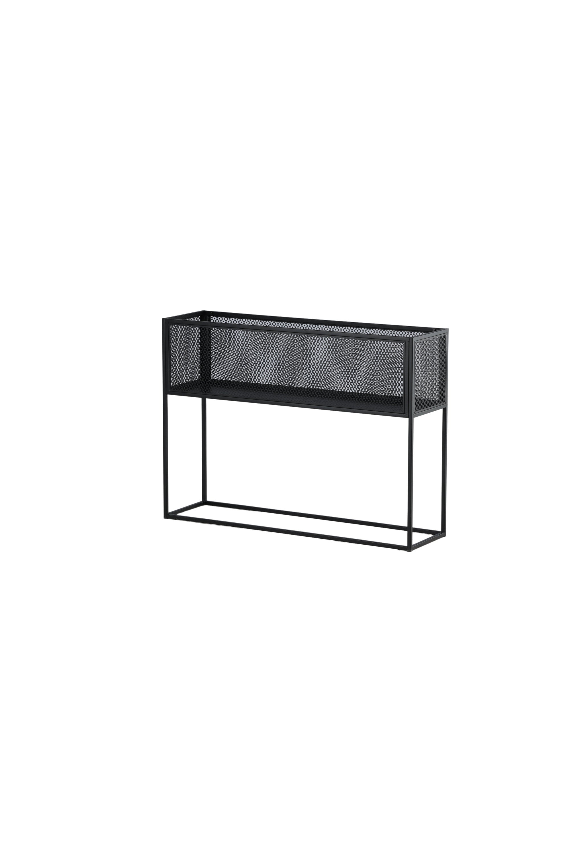 Netz Blumenregal in Schwarz präsentiert im Onlineshop von KAQTU Design AG. Standregal ist von Venture Home