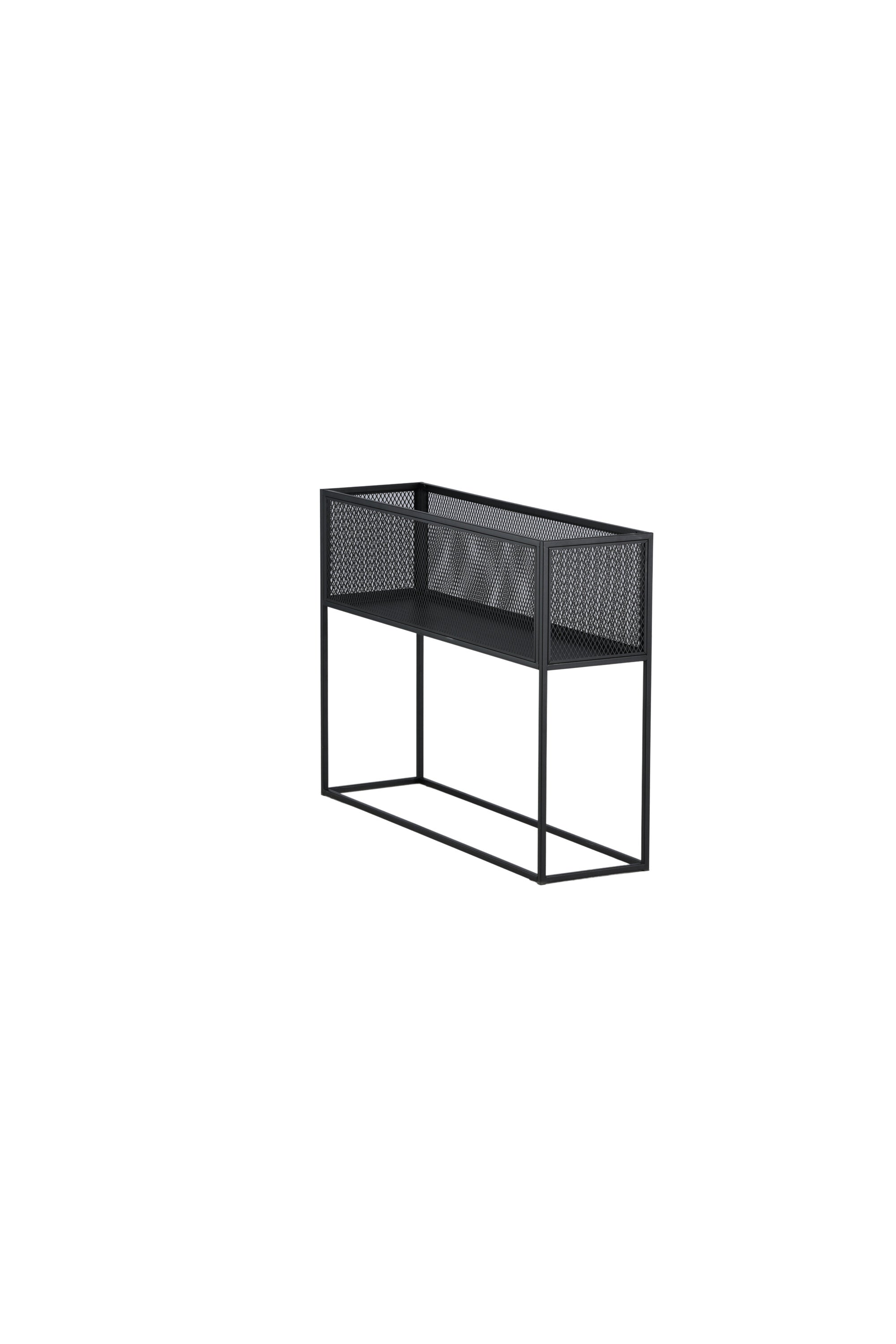 Netz Blumenregal in Schwarz präsentiert im Onlineshop von KAQTU Design AG. Standregal ist von Venture Home