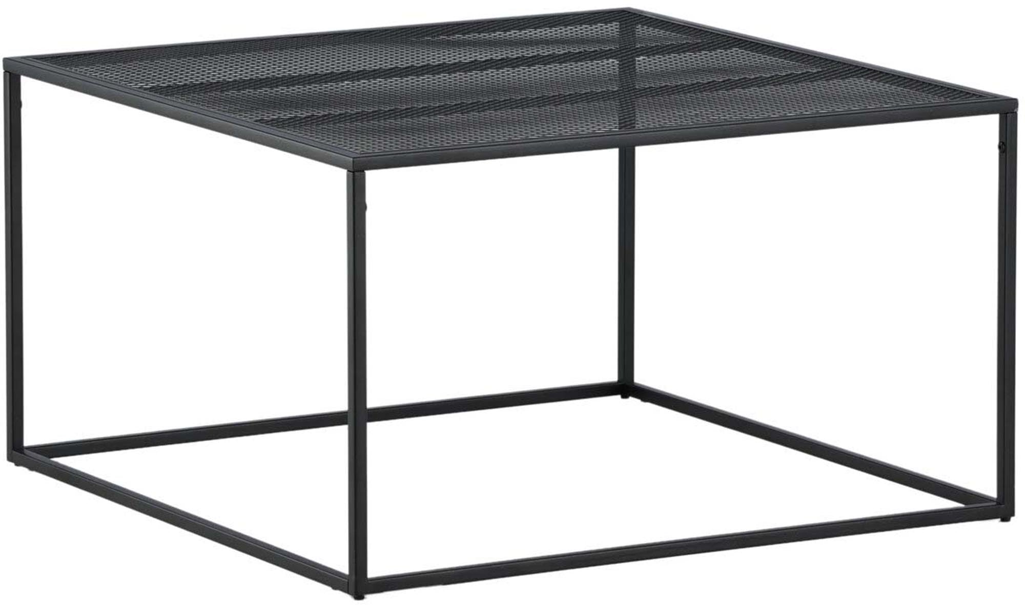Eleganter Netz Coffee Tisch von Venture Home aus langlebigem Stahl. Minimalistisches Design mit zusätzlicher Gitterablage für Ordnung und Stil.