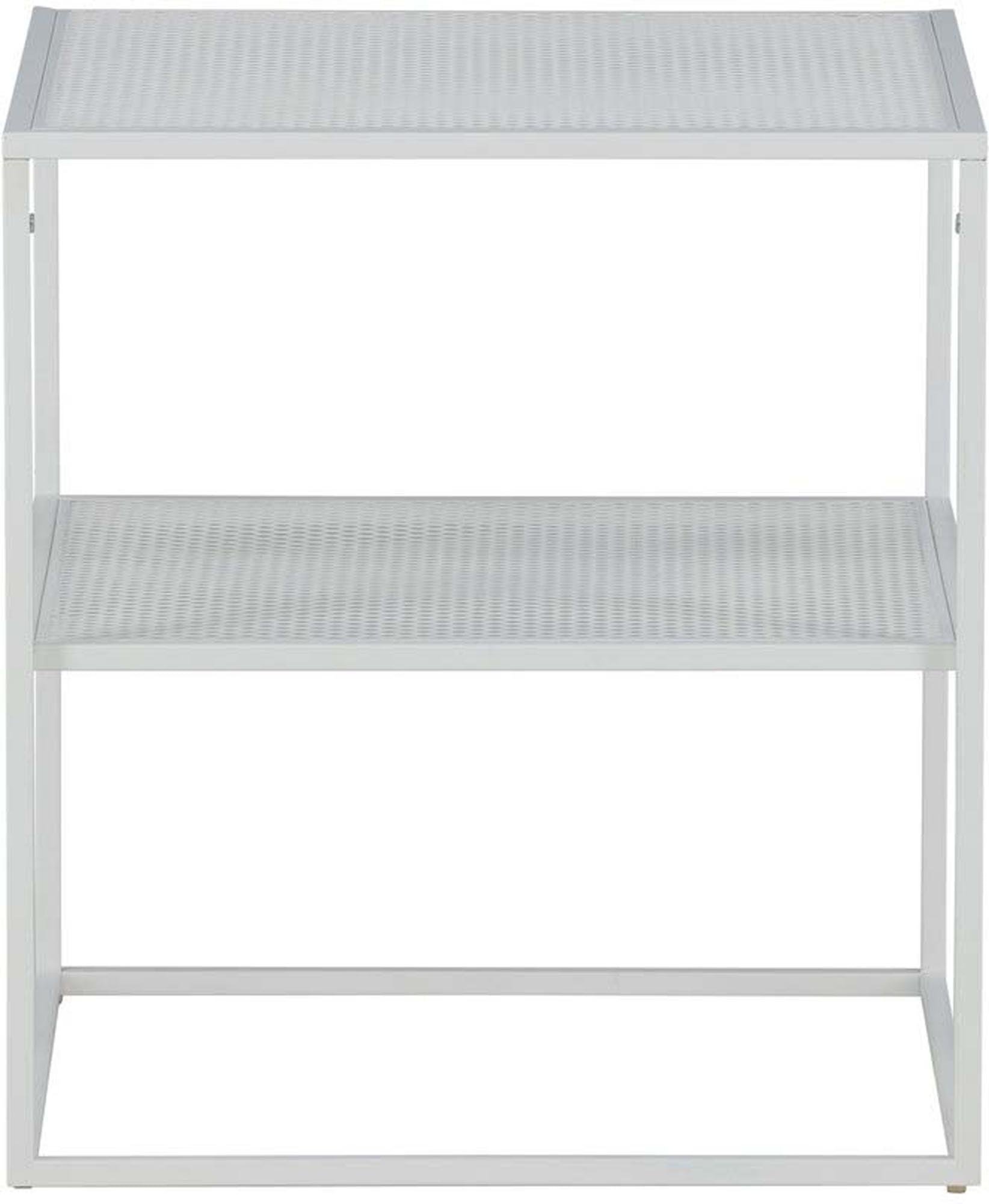 Stilvoller Netz Beistelltisch von Venture Home in zeitlosem Beige.