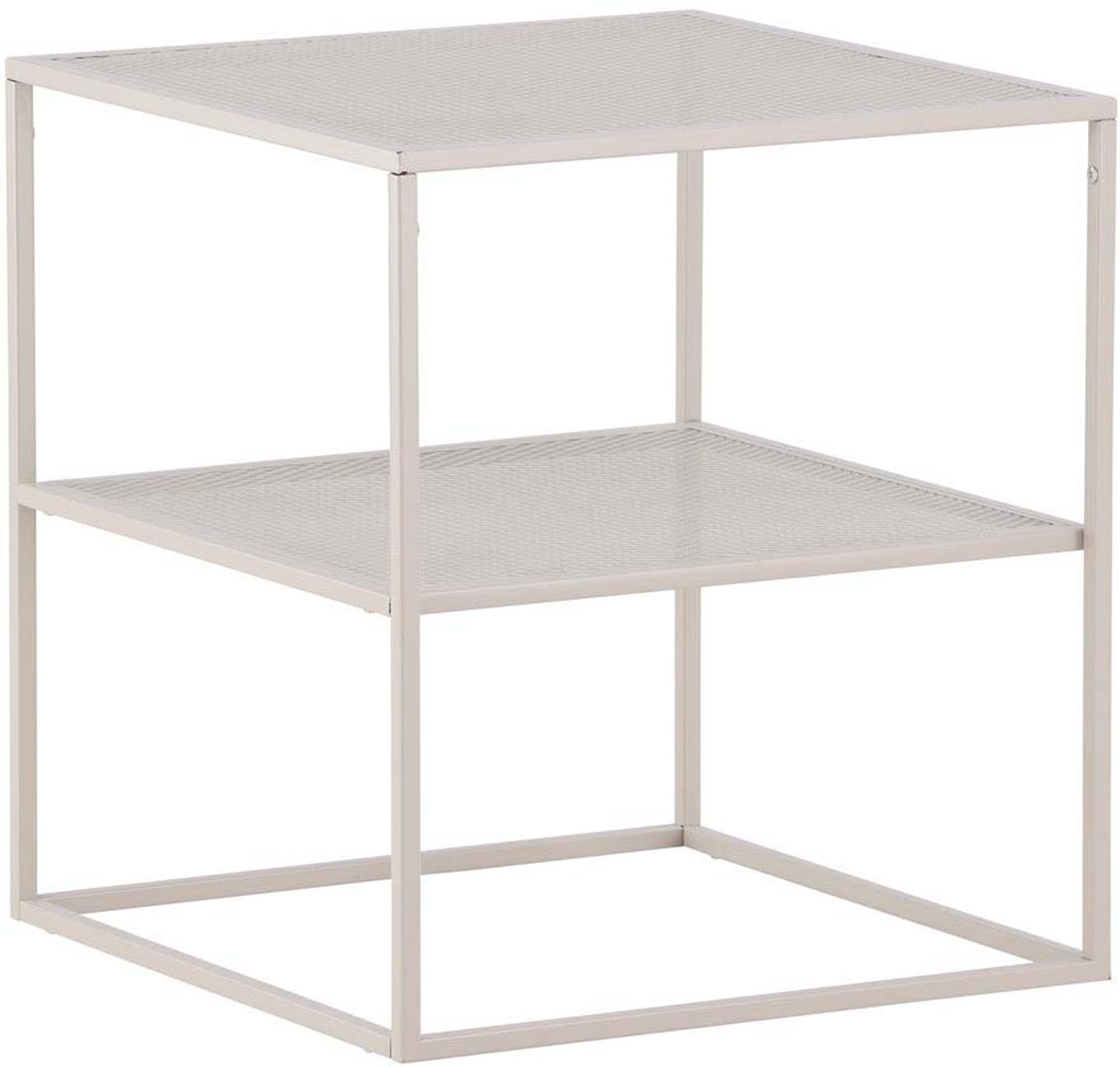 Venture Home Netz Beistelltisch: Zeitloses Design in Beige.