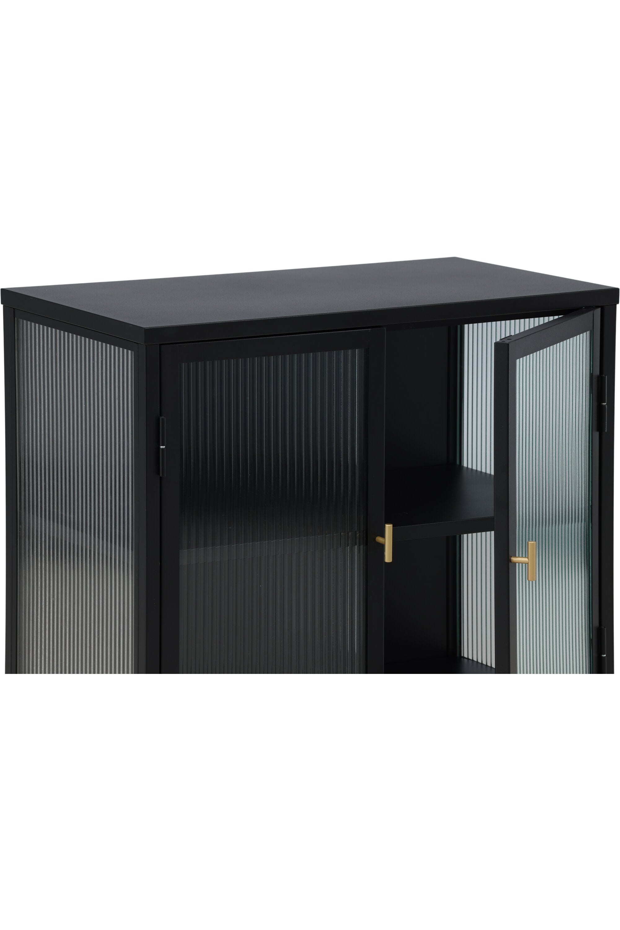 Moderner Garis Schrank in klassischem Schwarz von Venture Home, perfekt für eine stilvolle und funktionale Raumgestaltung.