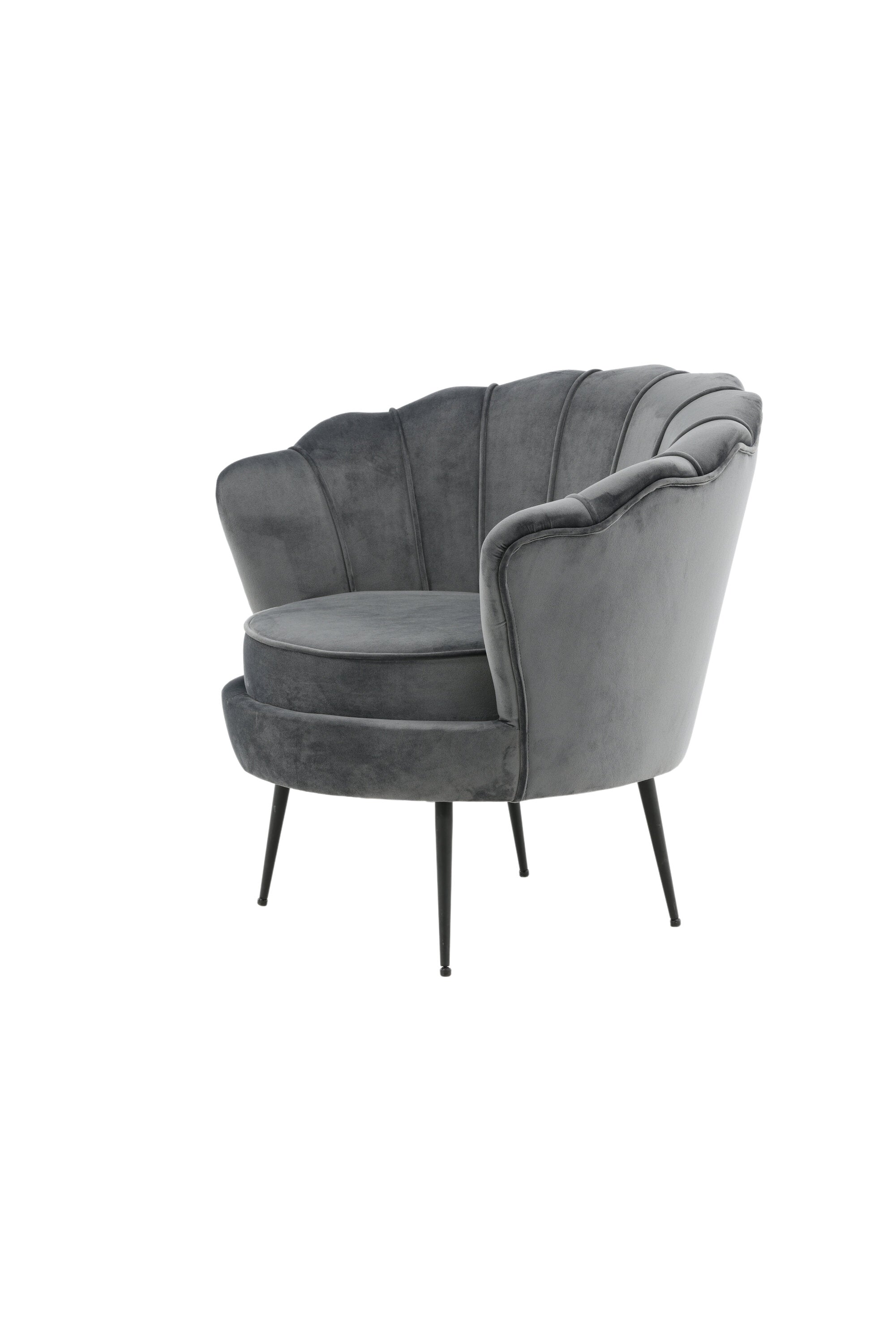 Calais Sessel in Dunkelgrau präsentiert im Onlineshop von KAQTU Design AG. Sessel mit Armlehnen ist von Venture Home