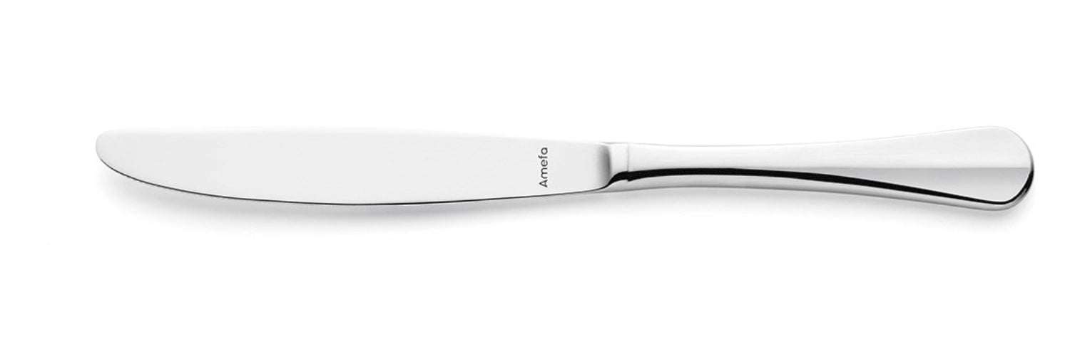 Baguette dinner knife, full-handled, stainless steel, round handle (8620)