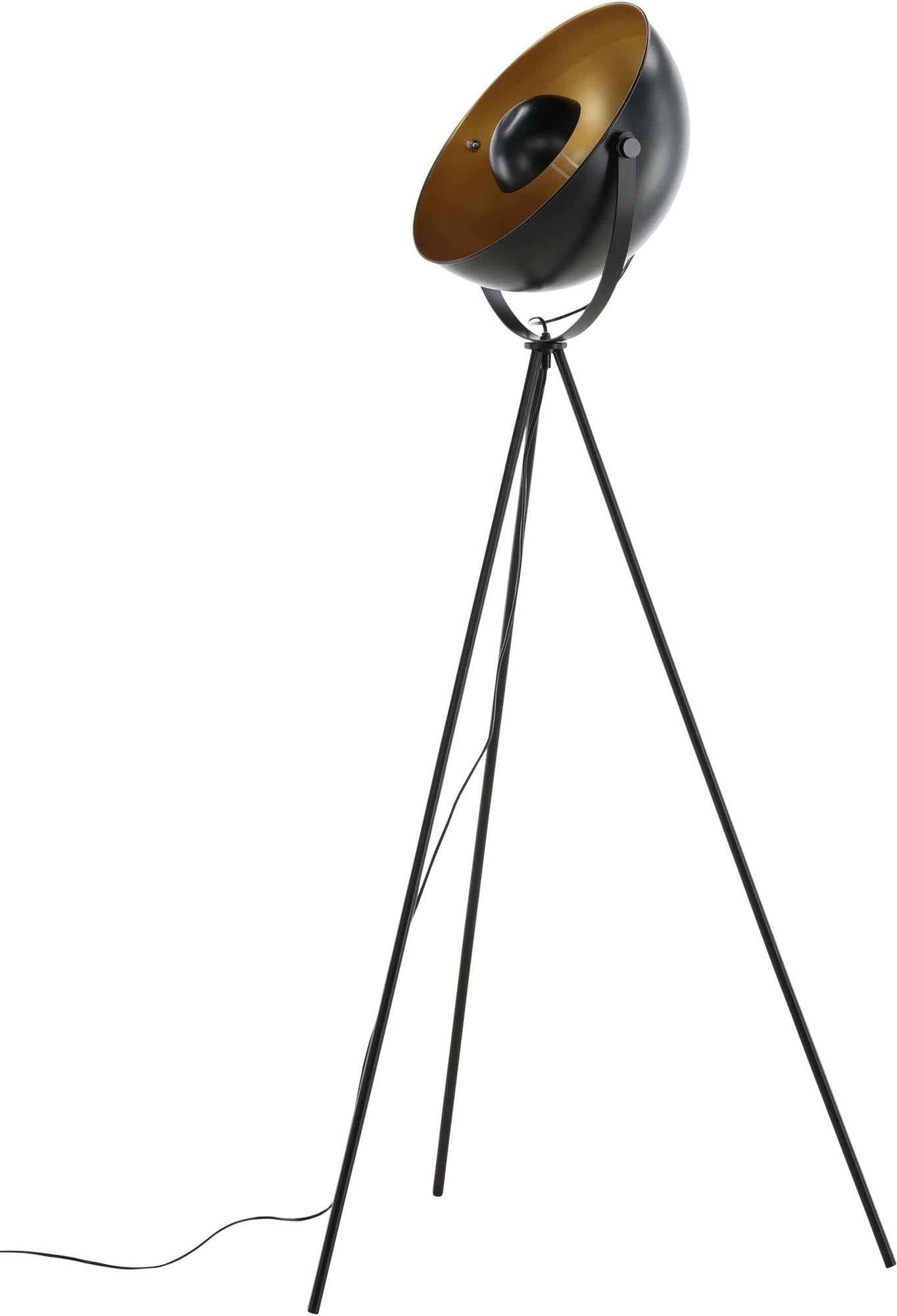 Elegante Stehleuchte von Venture Home in Schwarz-Gold für Ihr Zuhause.