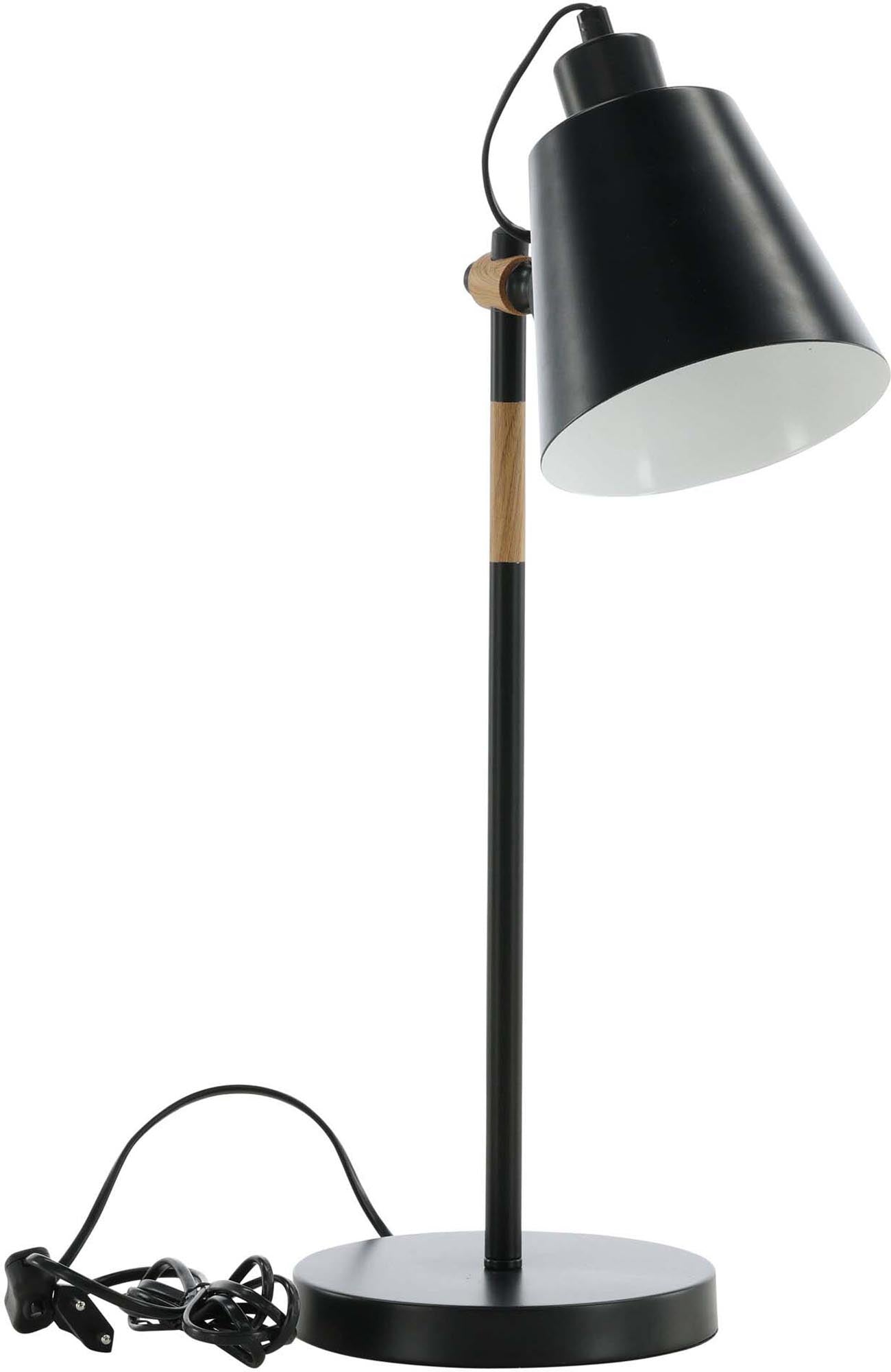 Entdecken Sie die Scott Lighting Tischlampe von Venture Home – eine stilvolle Kombination aus modernem Design und rustikalem Charme für Ihr Zuhause.