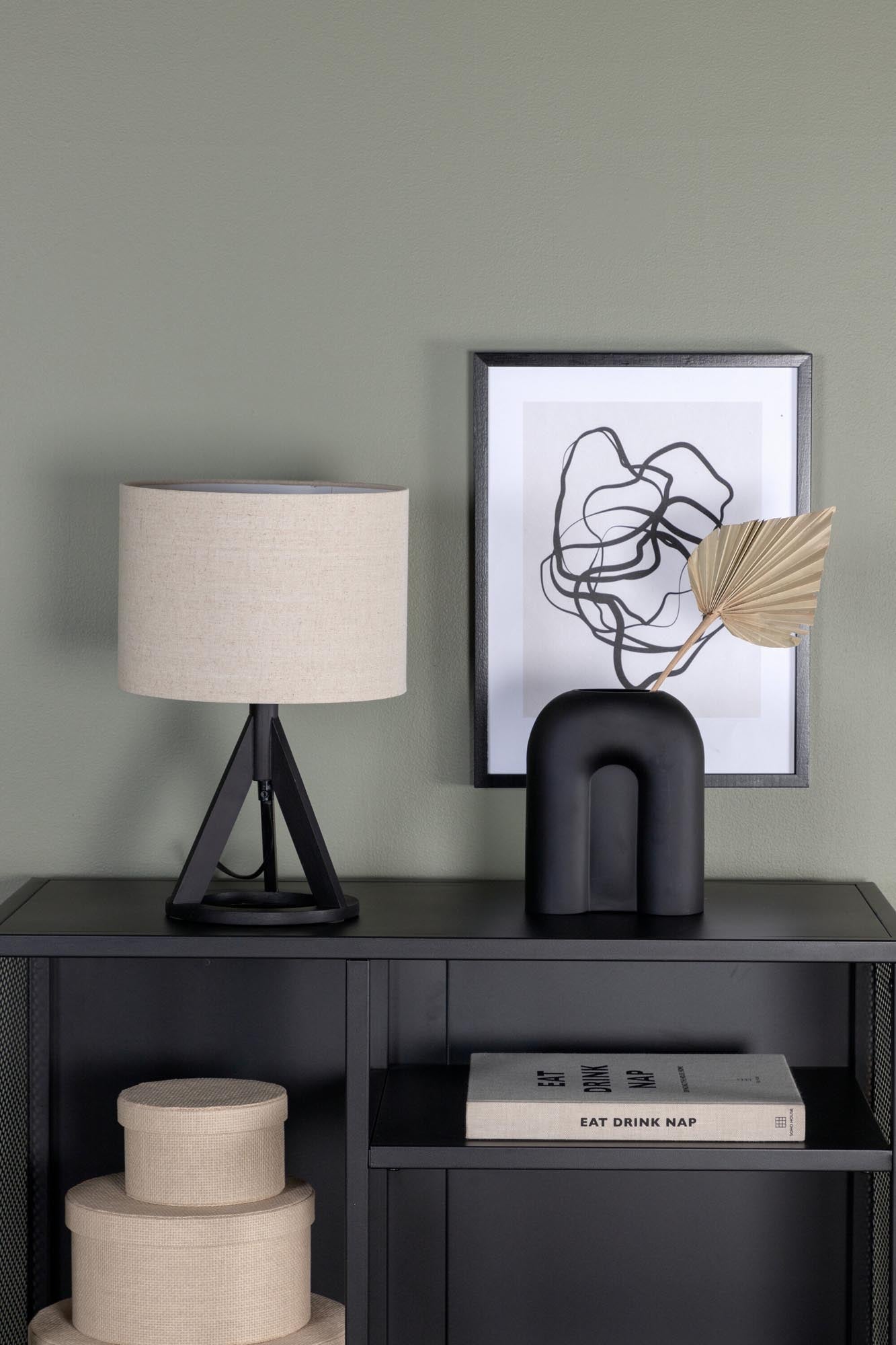 Kona Tischleuchte in Schwarz präsentiert im Onlineshop von KAQTU Design AG. Tischleuchte ist von Venture Home