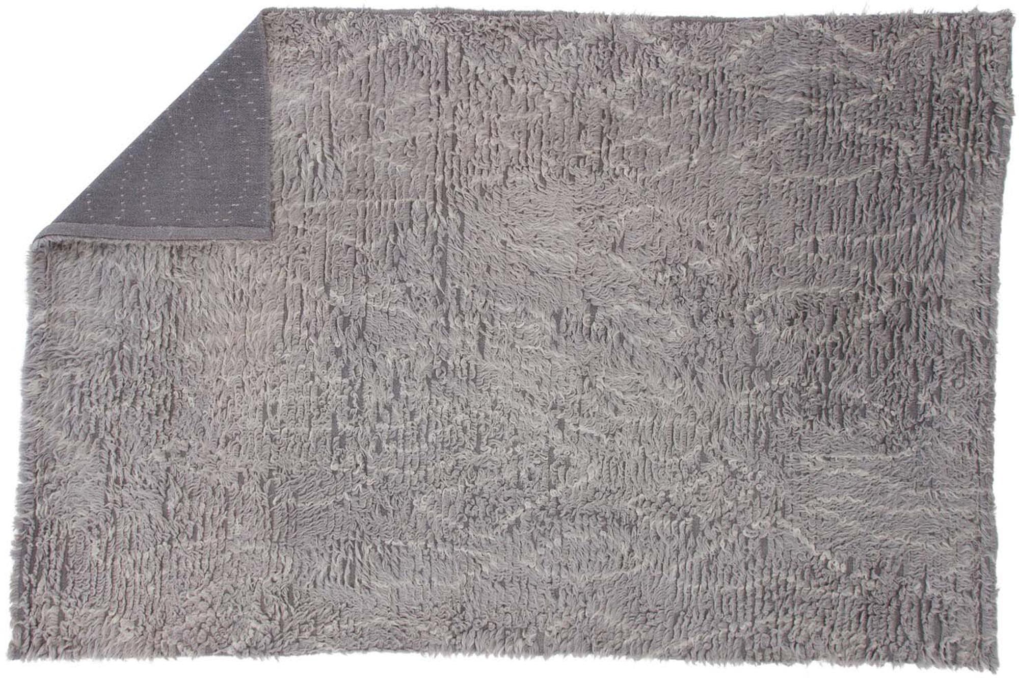 Leiko Teppich in Grau präsentiert im Onlineshop von KAQTU Design AG. Teppich ist von Venture Home