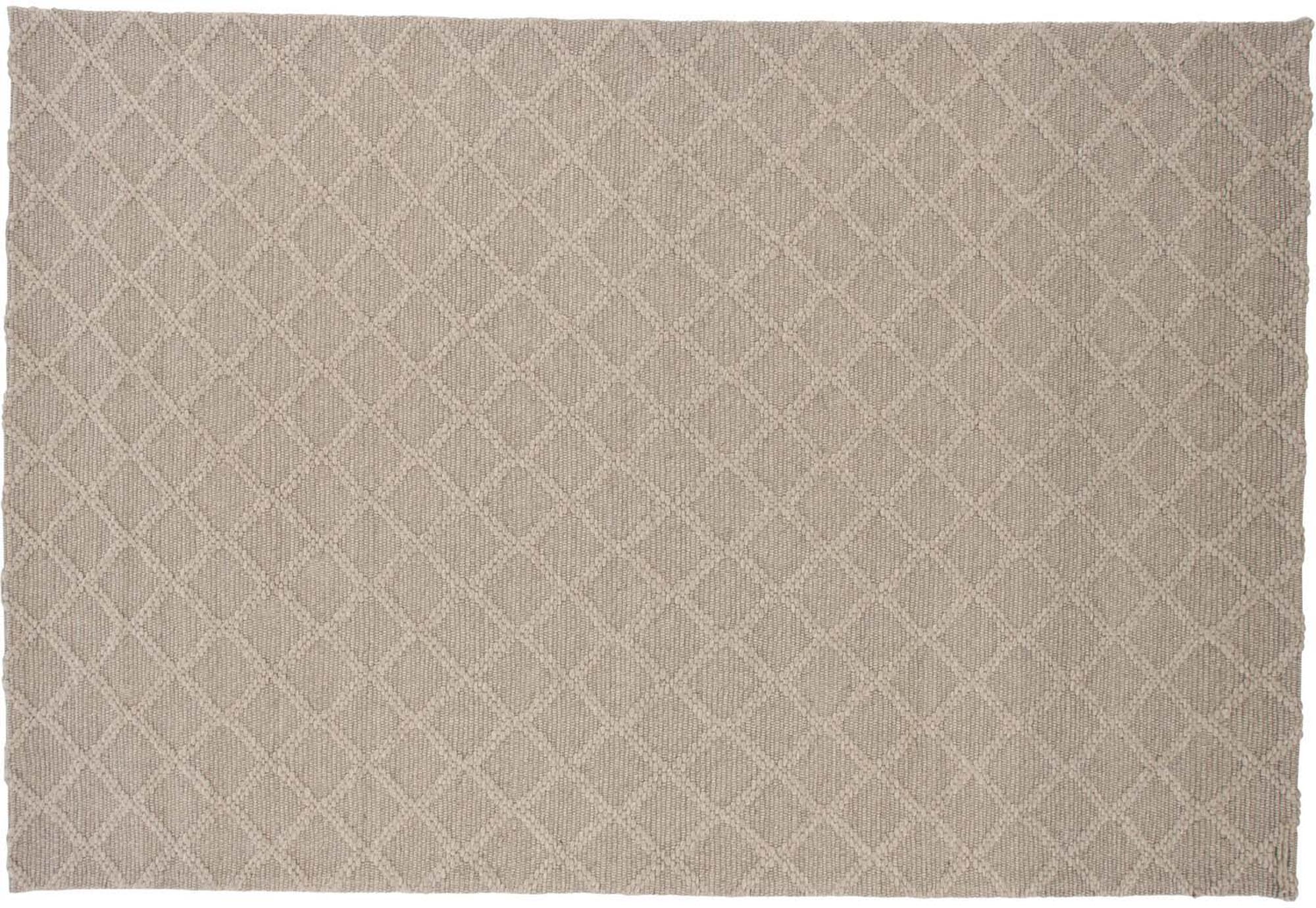 Cloudy Teppich: Handgewebte Wolle, 230x160 cm, stilvolles Farbwechselmuster, langlebig, pflegeleicht, vielseitig einsetzbar.