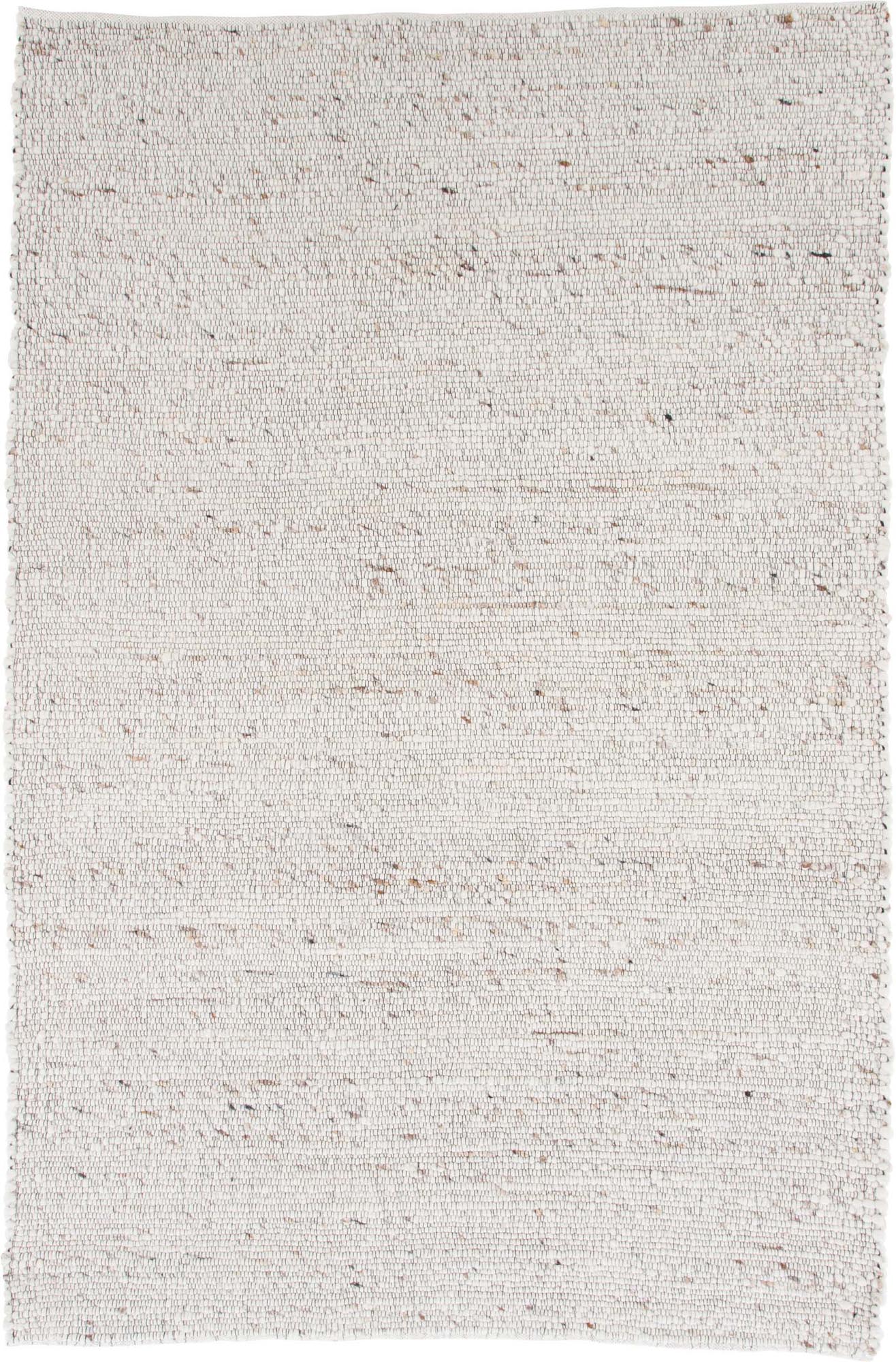 Venture Home Lumpenteppich: Stilvolles Design in Silbergrau und Beige, handgewebt aus hochwertiger Wolle. Ideal für jeden Raum, pflegeleicht und langlebig.