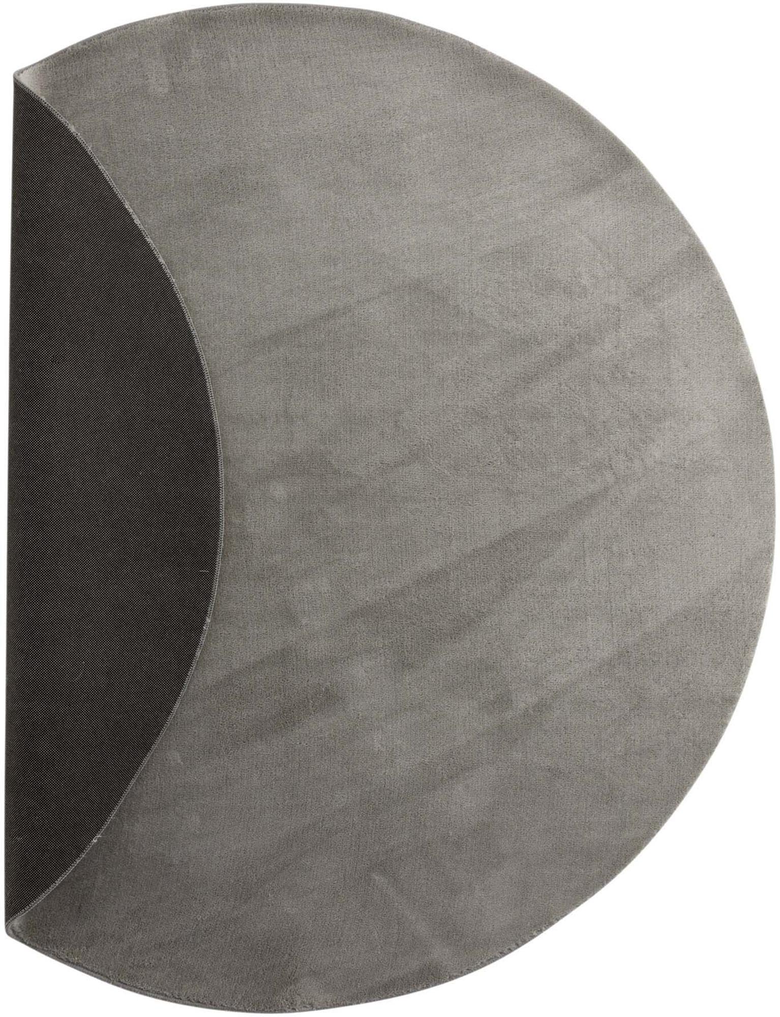 Blanca Teppich von Venture Home: Hochwertiger, runder Polyesterteppich in sanften Beigetönen für stilvolle Akzente und gemütliche Atmosphäre.