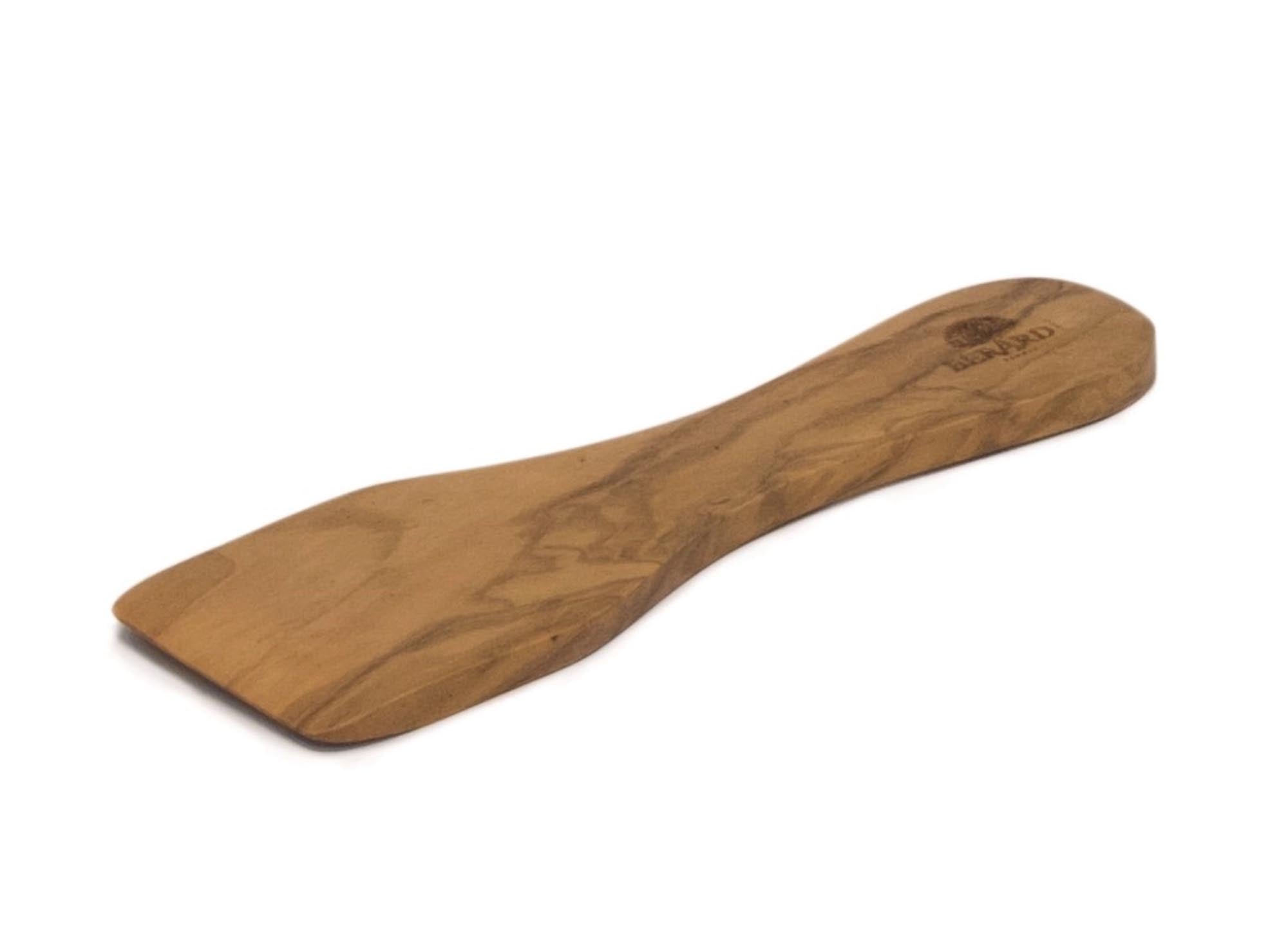 Elegante Raclettespachtel aus Olivenholz, 13 cm, von Bérard – ideal für Fondue & Raclette, langlebig & antibakteriell.