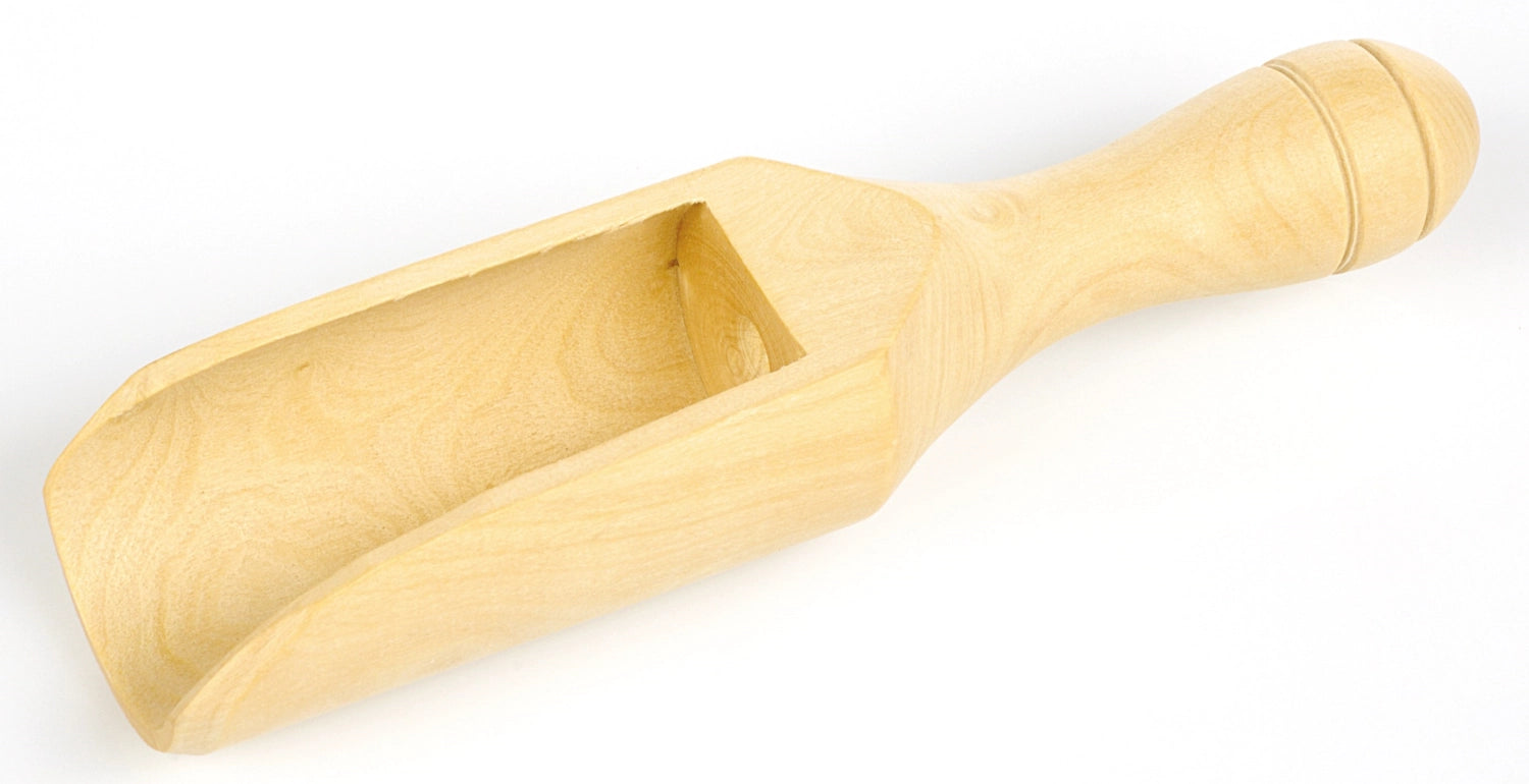 Salt scoop Buc<tc>hsb</tc>tree wood 9 cm