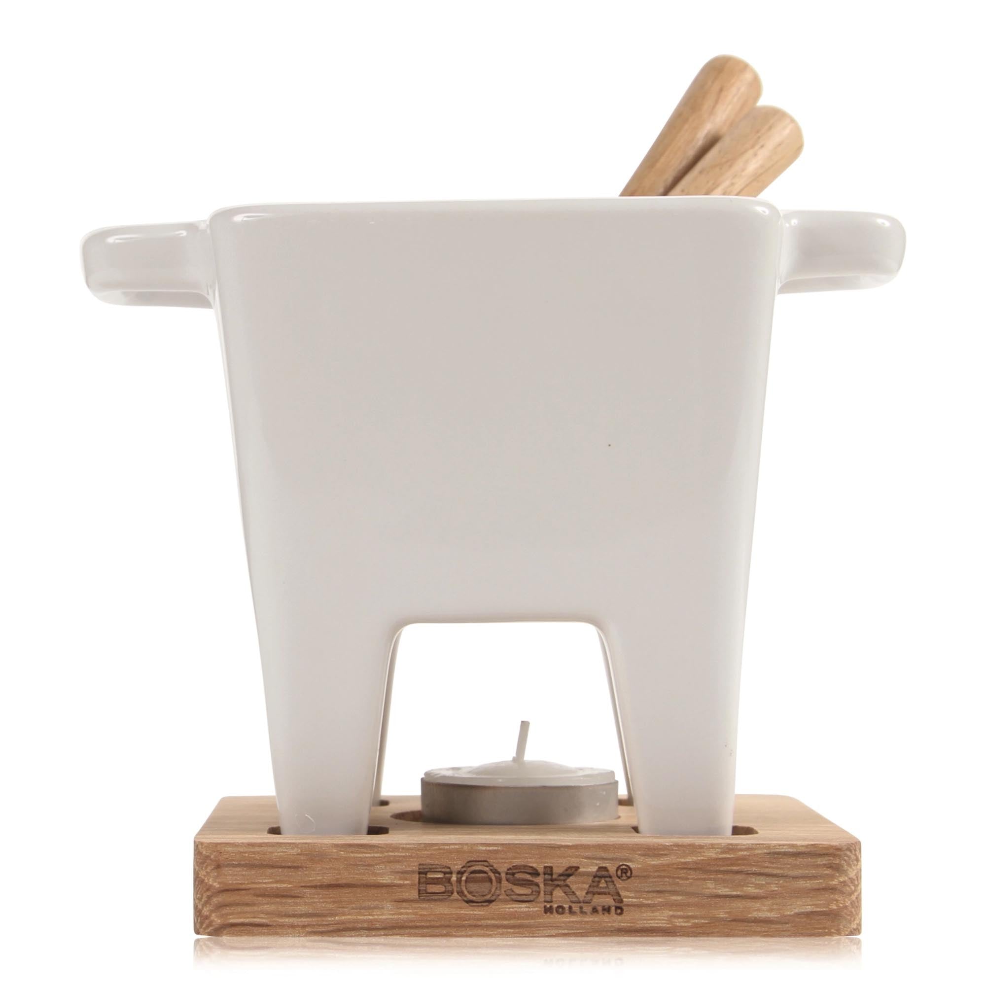 Boska Tapas Fondue Bianco: Genussvolle Momente mit 200ml Käsefreude.