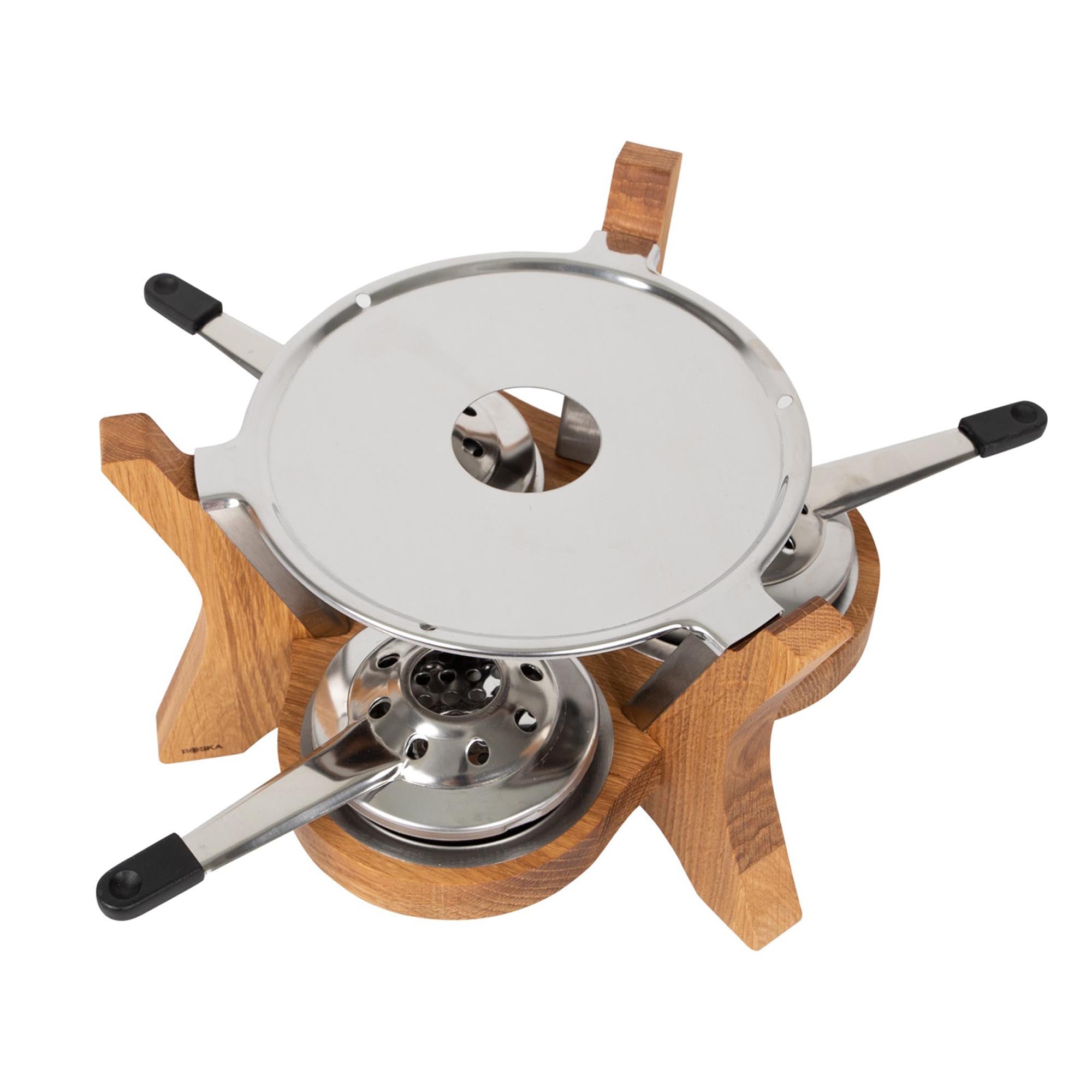 Perfekt für grosse Fondue-Partys: Boska Mr. Big 6.5L Fondue-Set.