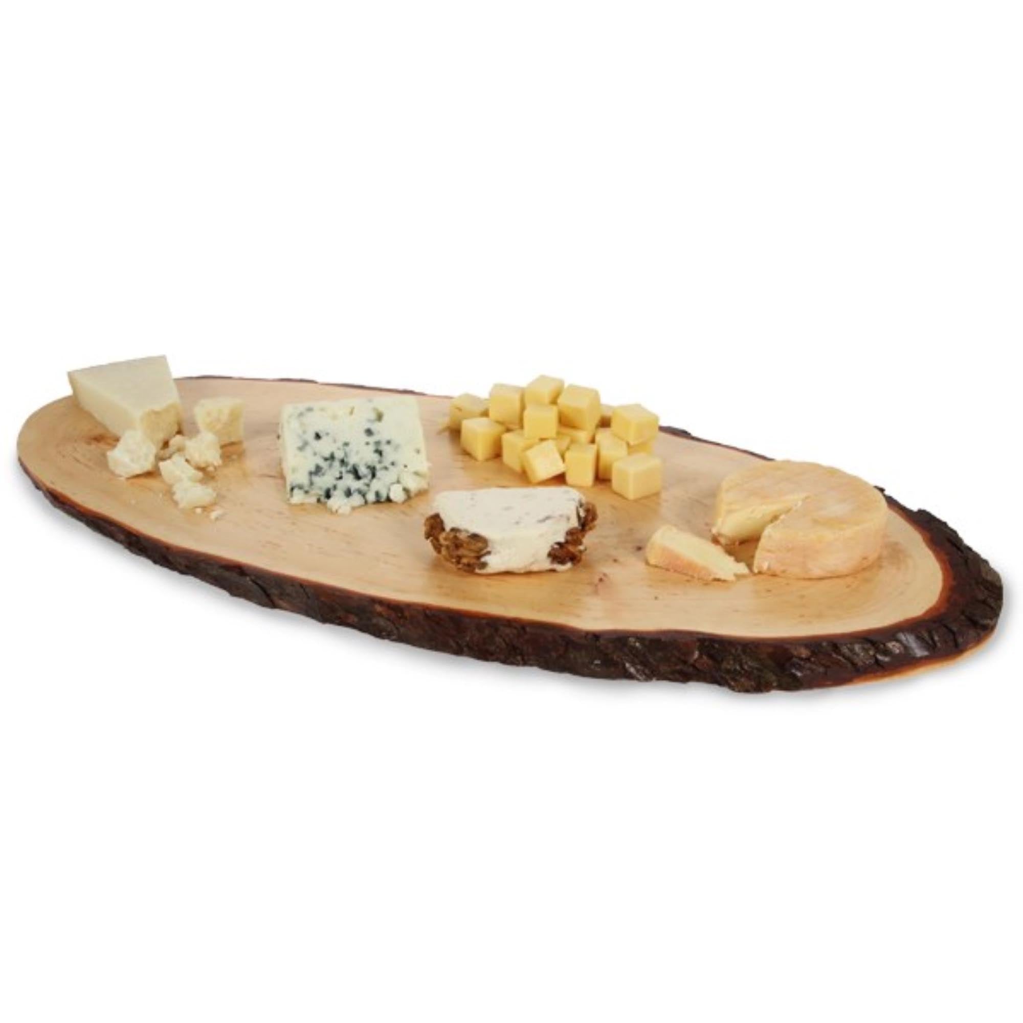 Naturbelassenes Eschenholzbrett von Boska, perfekt zum Servieren.