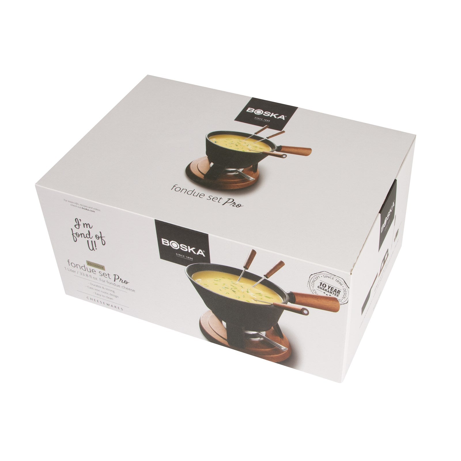 Entdecken Sie das stilvolle Fondue-Set Pro 1.2lt von Boska – perfekt für gesellige Abende und unvergessliche Genussmomente.