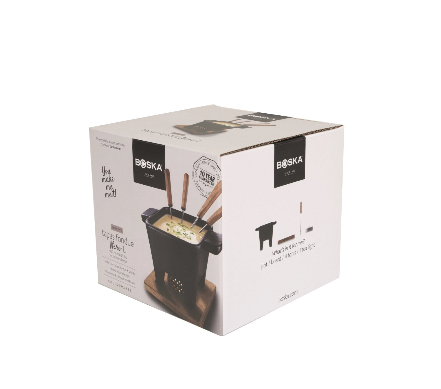 Schwarzes Tapas Fondue Nero L 400ml von Boska, perfekt für gesellige Abende. Verleihen Sie Ihren Feiern einen Hauch von Eleganz und Genuss.