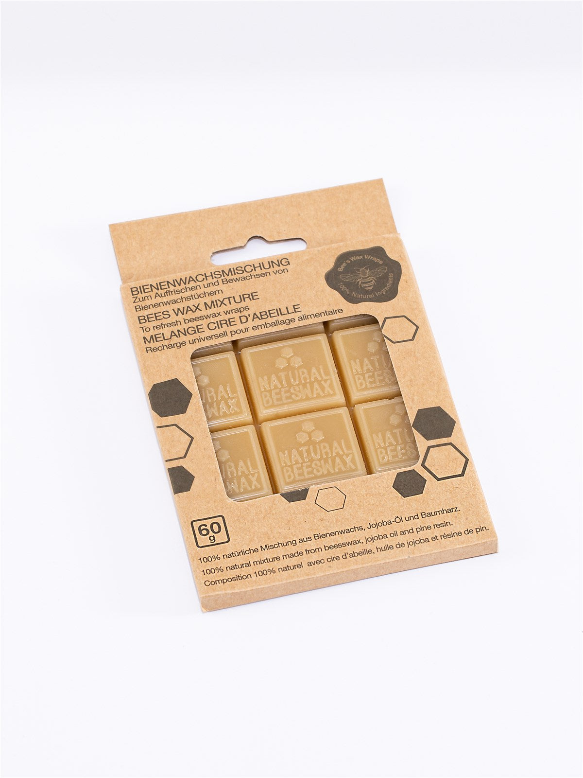 Bienenwachs - Nachwachsset (do it yourself) in Beige präsentiert im Onlineshop von KAQTU Design AG. Küchenhelfer ist von Nuts Innovations