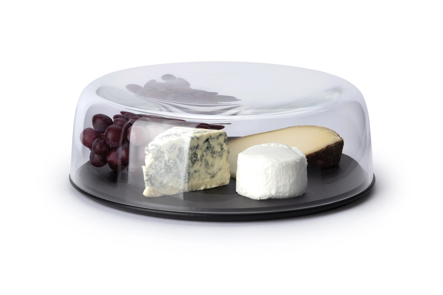 Stilvolle Käseglocke aus robustem Duracore mit passender Schüssel, Ø 27 cm, perfekt für die stilvolle Käsepräsentation und -lagerung.