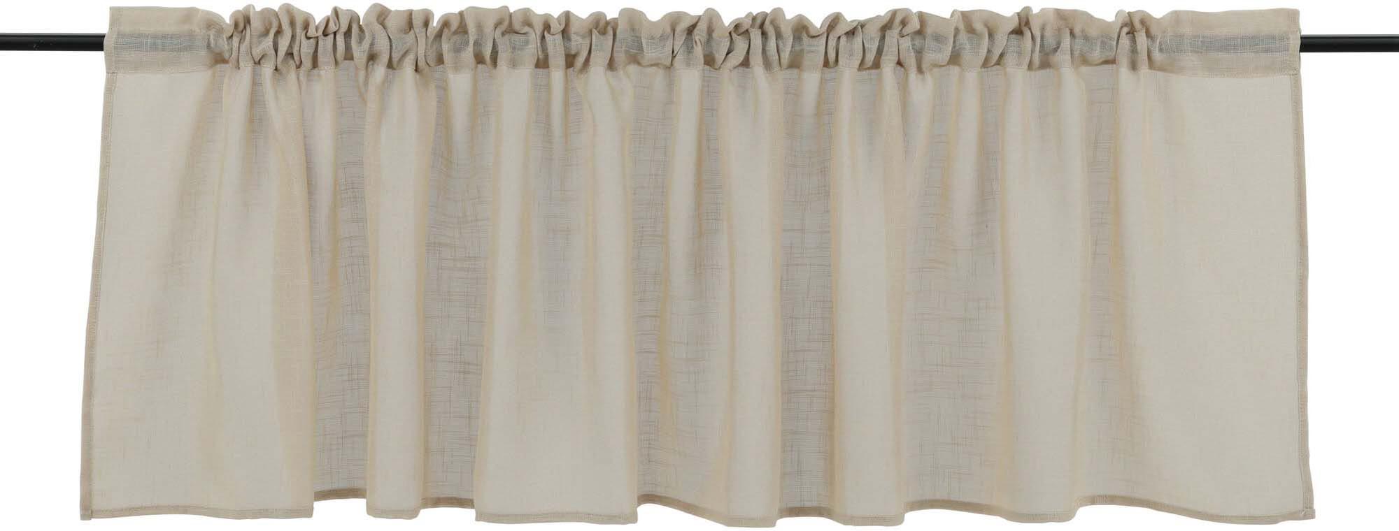 Eleganter Kaya Vorhang Pelmet 2er Pack von Venture Home: Transparenter Polyester für stilvolle Fensterrahmen, ideal für jeden Raum.