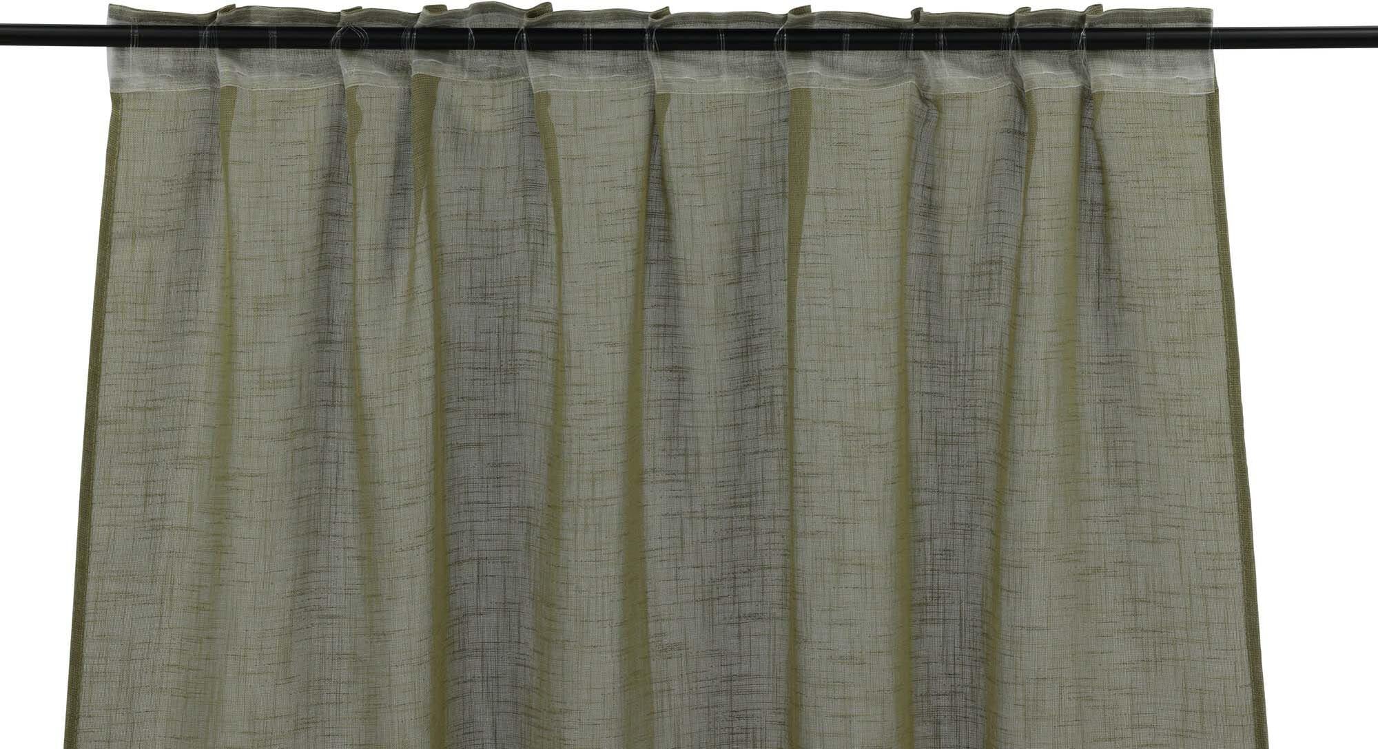 Kaya Vorhang 2er Pack: Elegante beige Fensterdekoration für stilvolle Wohnräume. Hochwertiges Polyester, pflegeleicht und langlebig.