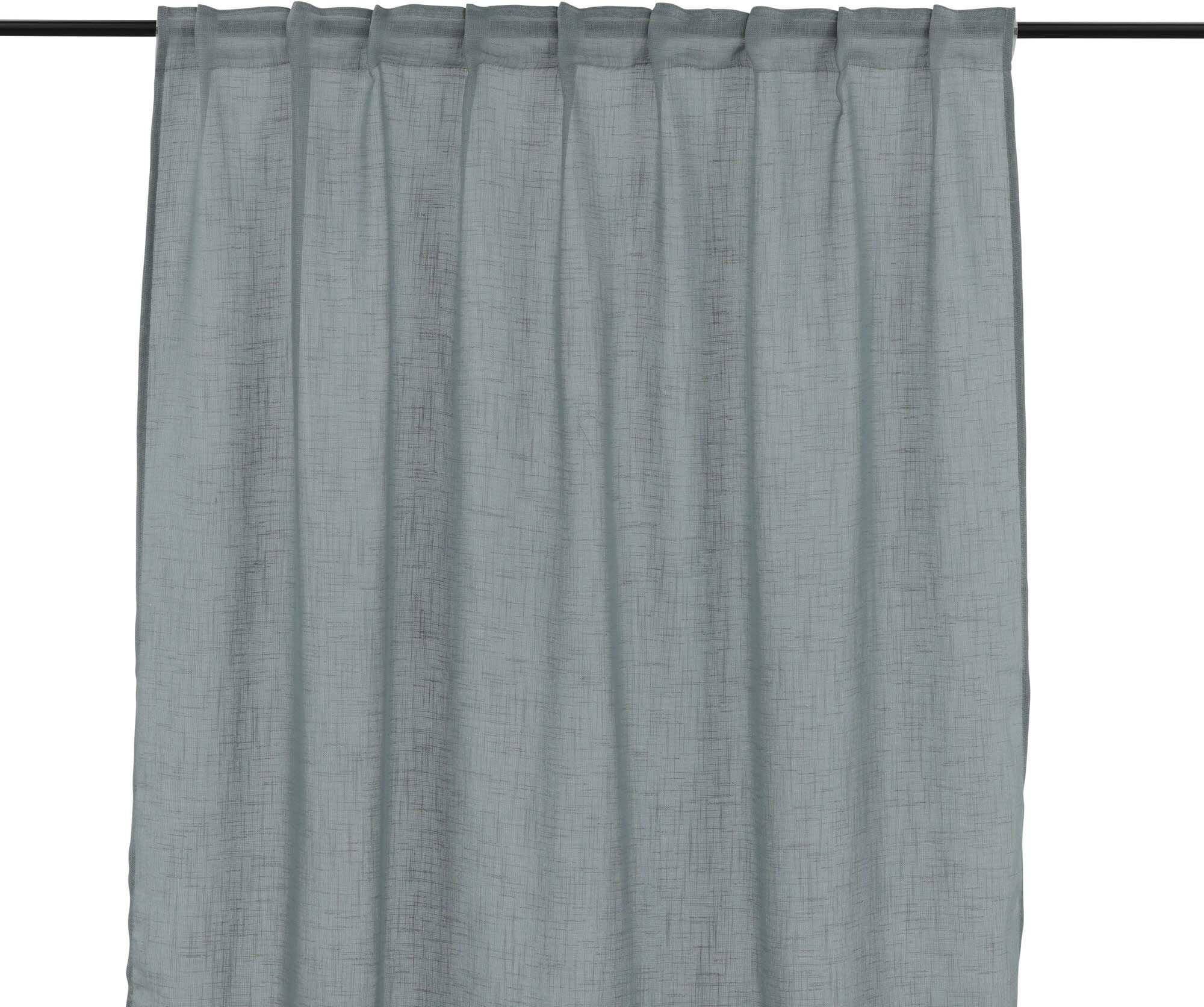 Kaya Vorhang Multi band 2er Pack in Grau präsentiert im Onlineshop von KAQTU Design AG. Vorhang ist von Venture Home