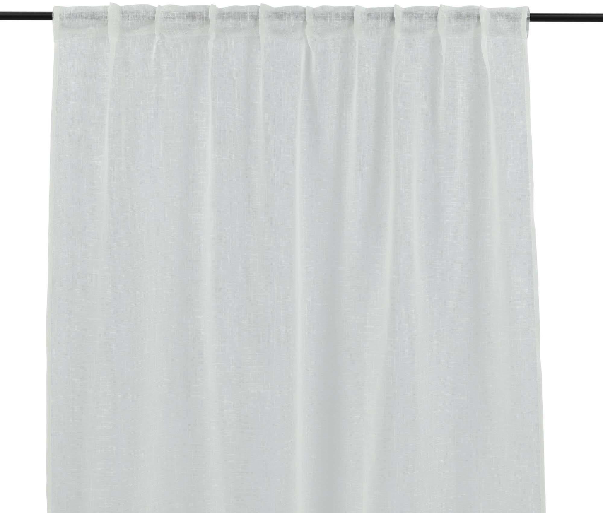 Kaya Vorhang 2er Set: Moderner, beige Vorhang aus langlebigem Polyester, perfekt für große Fenster und vielseitige Gestaltungsmöglichkeiten.