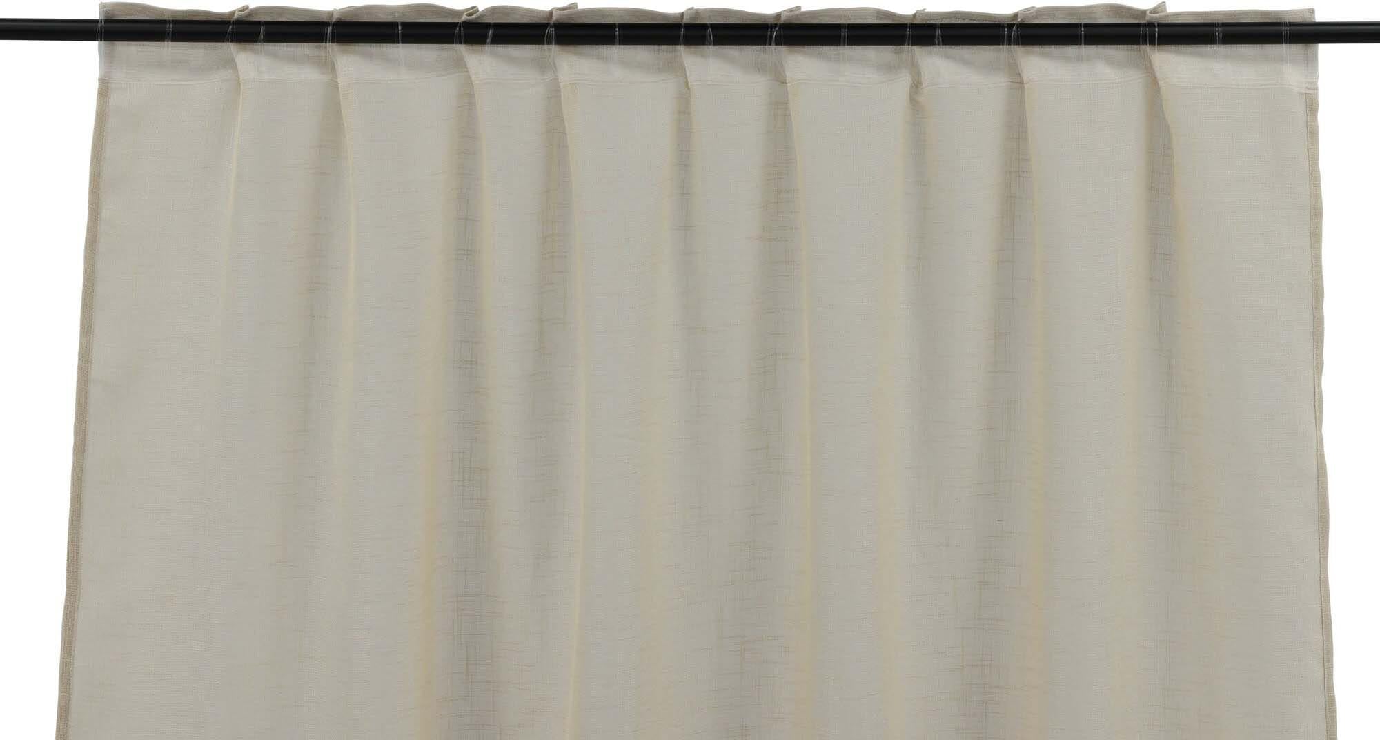 Kaya Vorhang Multi band 2er Pack in Beige präsentiert im Onlineshop von KAQTU Design AG. Vorhang ist von Venture Home