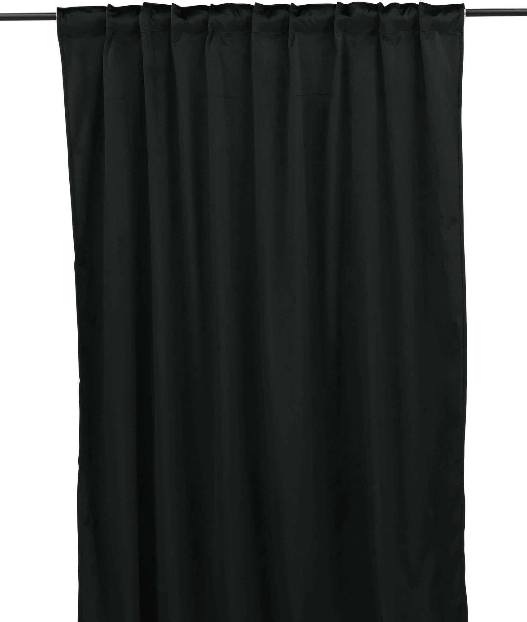 Mary Vorhang 2er Pack in Schwarz präsentiert im Onlineshop von KAQTU Design AG. Vorhang ist von Venture Home