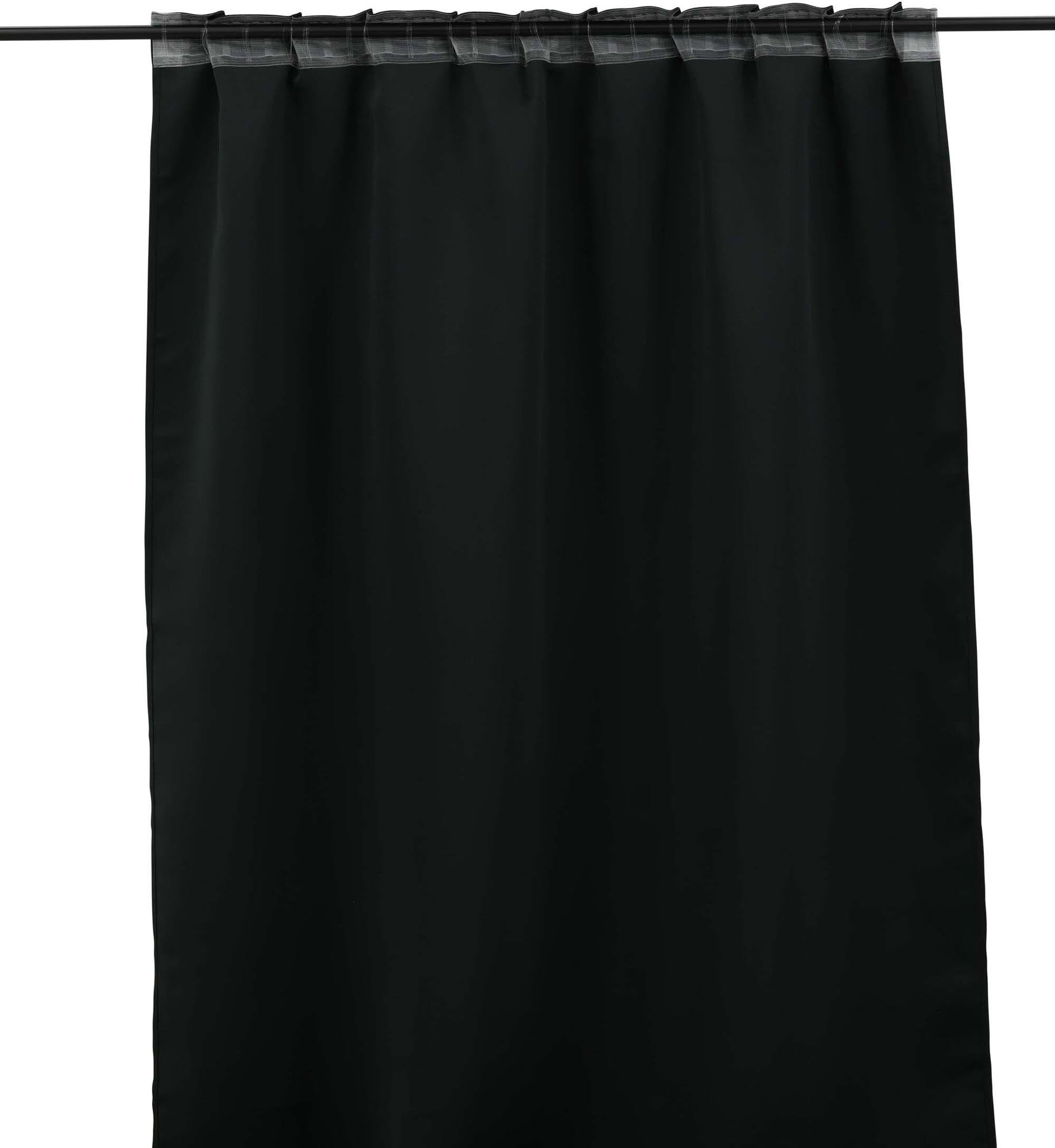 Evelyn Vorhang 2er Pack in Schwarz präsentiert im Onlineshop von KAQTU Design AG. Vorhang ist von Venture Home