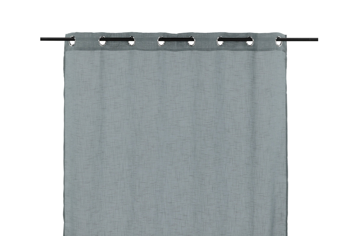 Kaya Vorhang Eyelet 2er Pack in Hellgrau präsentiert im Onlineshop von KAQTU Design AG. Vorhang ist von Venture Home