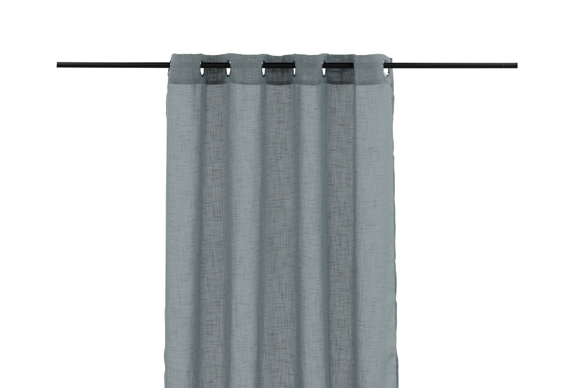 Kaya Vorhang Eyelet 2er Pack in Hellgrau präsentiert im Onlineshop von KAQTU Design AG. Vorhang ist von Venture Home