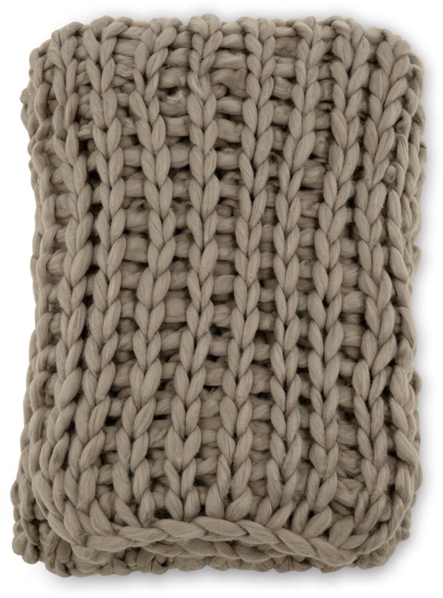 Kate Throw in Braun präsentiert im Onlineshop von KAQTU Design AG. Wolldecke ist von Venture Home