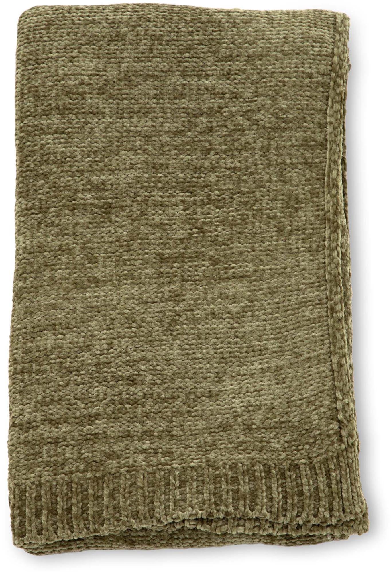 Ally Throw in Moosgrün präsentiert im Onlineshop von KAQTU Design AG. Wolldecke ist von Venture Home