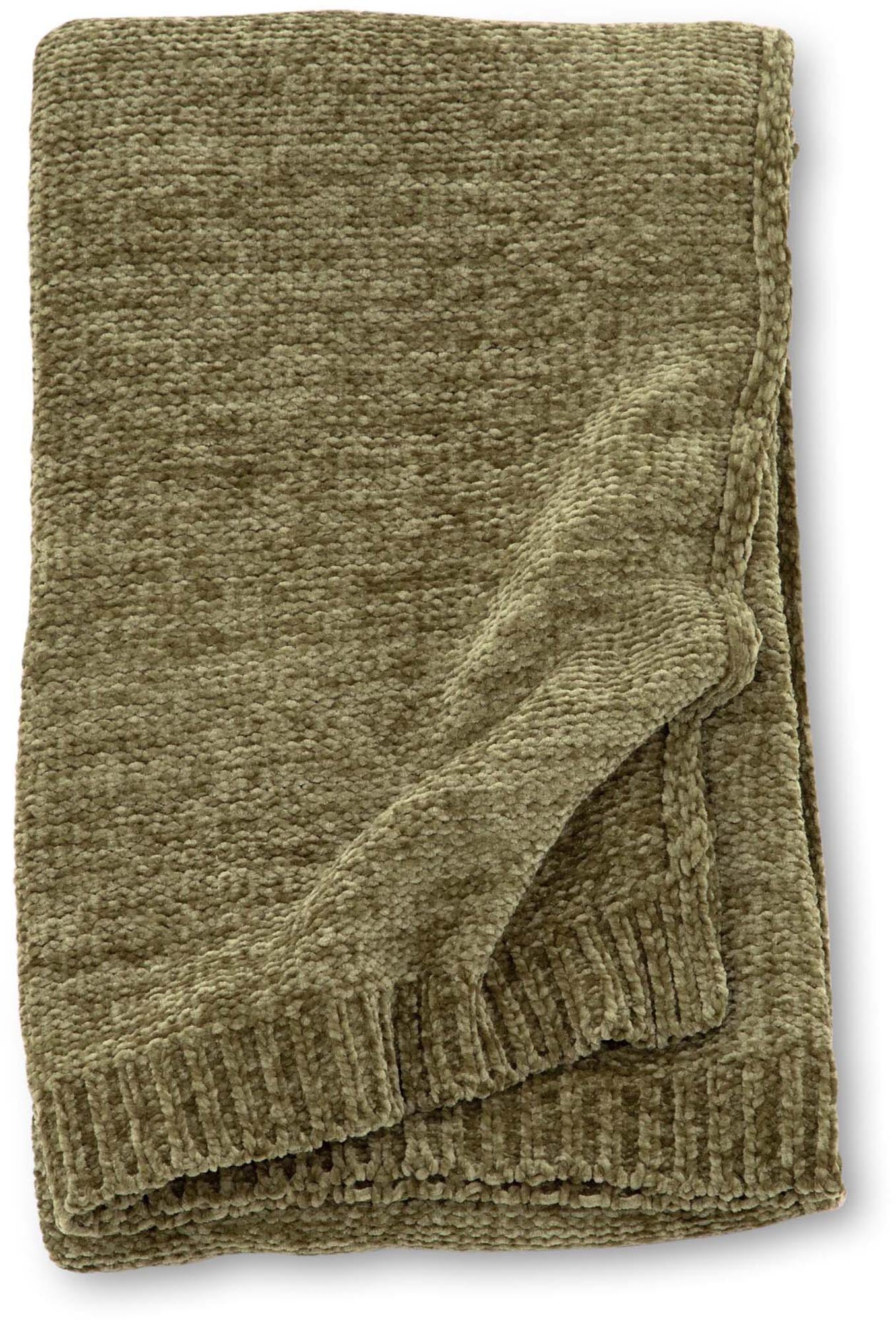 Ally Throw in Moosgrün präsentiert im Onlineshop von KAQTU Design AG. Wolldecke ist von Venture Home