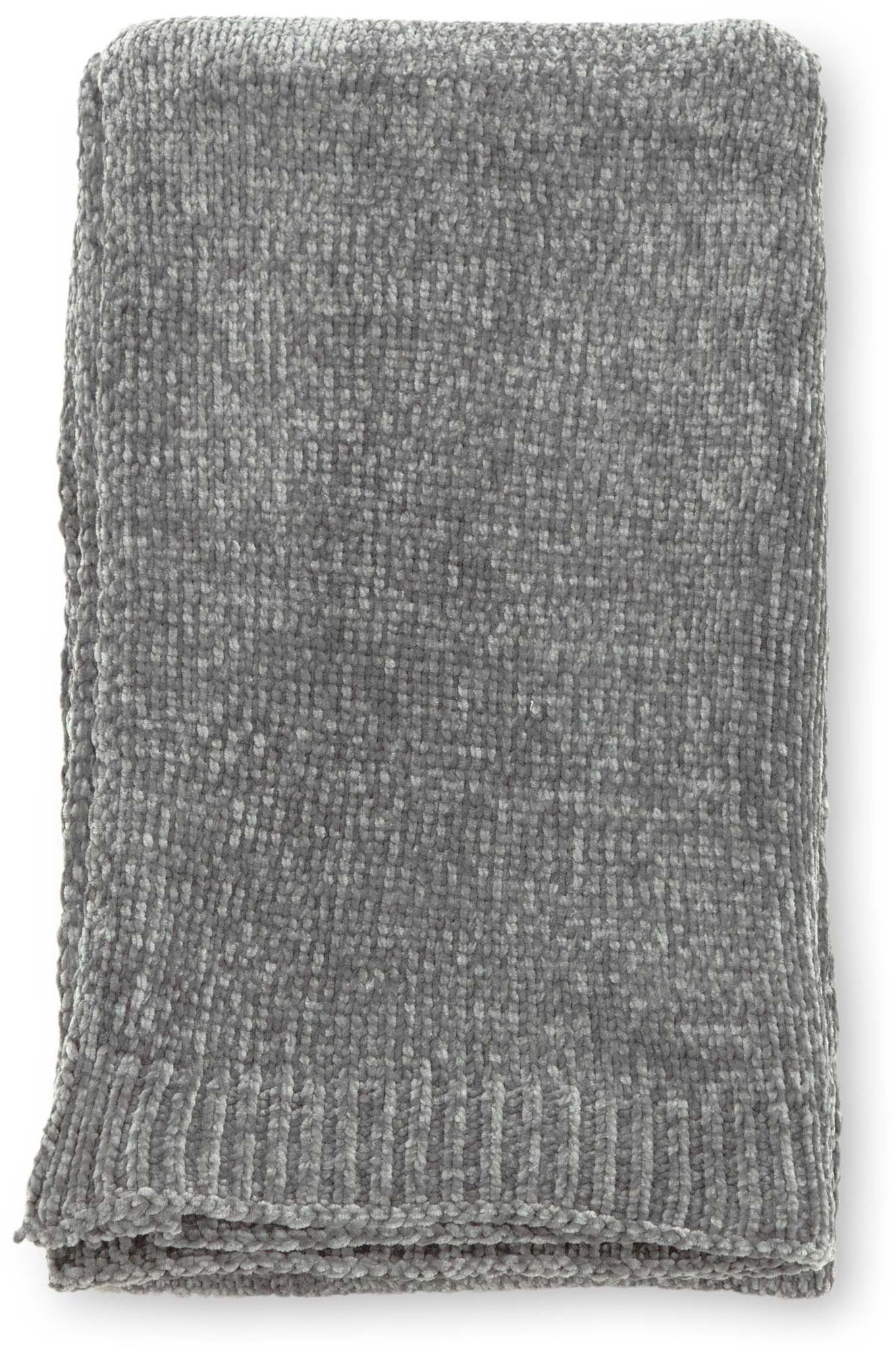 Elegante Wolldecke in Dunkelgrau, 130x170 cm. Ideal für Komfort und Stil, pflegeleicht und vielseitig einsetzbar für jedes Zuhause.