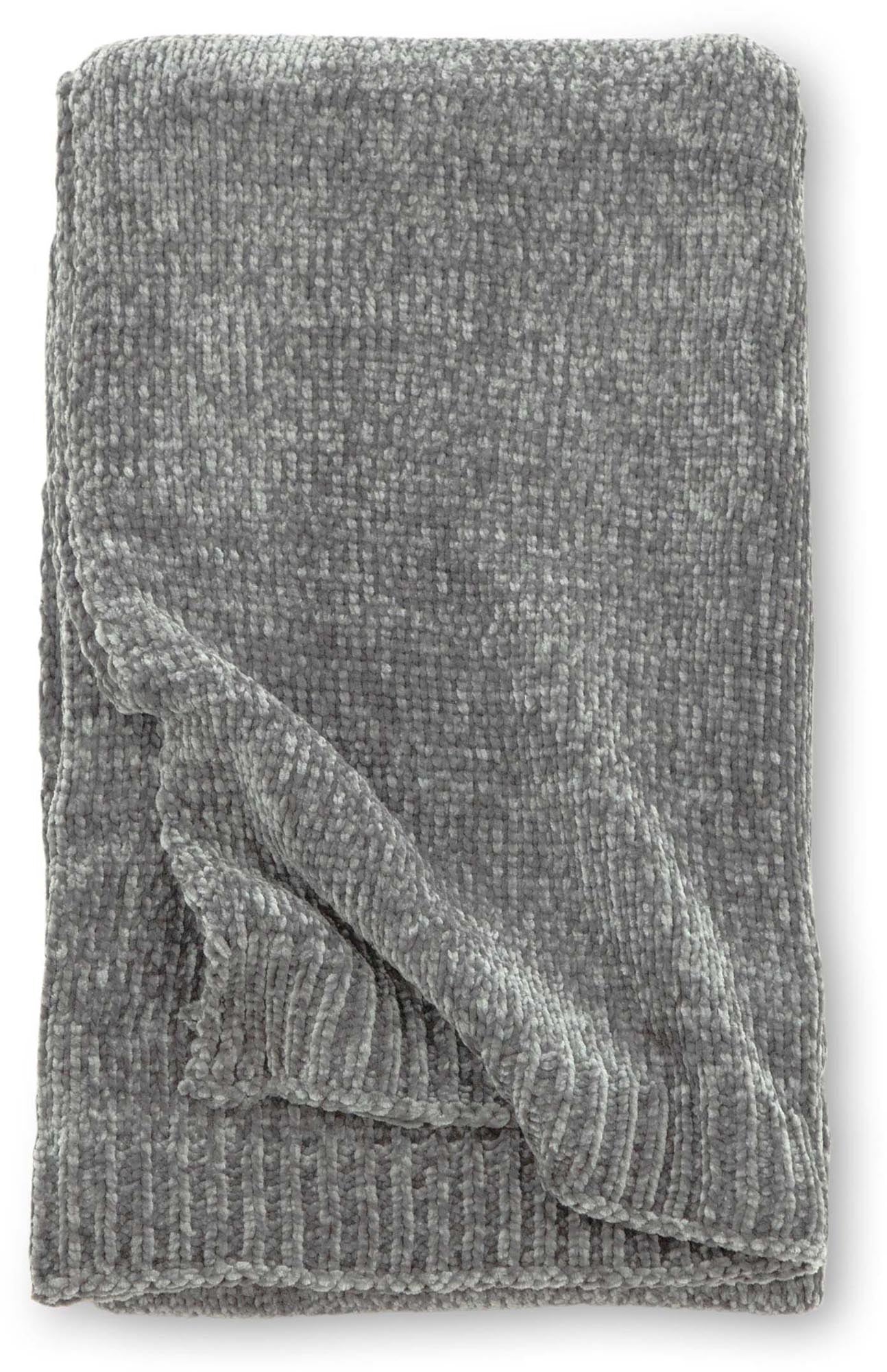 Ally Throw in Dunkelgrau präsentiert im Onlineshop von KAQTU Design AG. Wolldecke ist von Venture Home