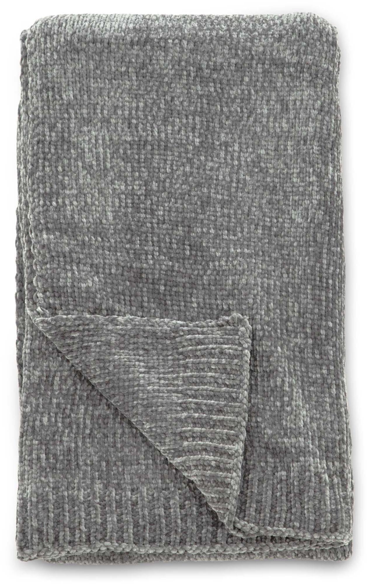 Ally Throw in Dunkelgrau präsentiert im Onlineshop von KAQTU Design AG. Wolldecke ist von Venture Home