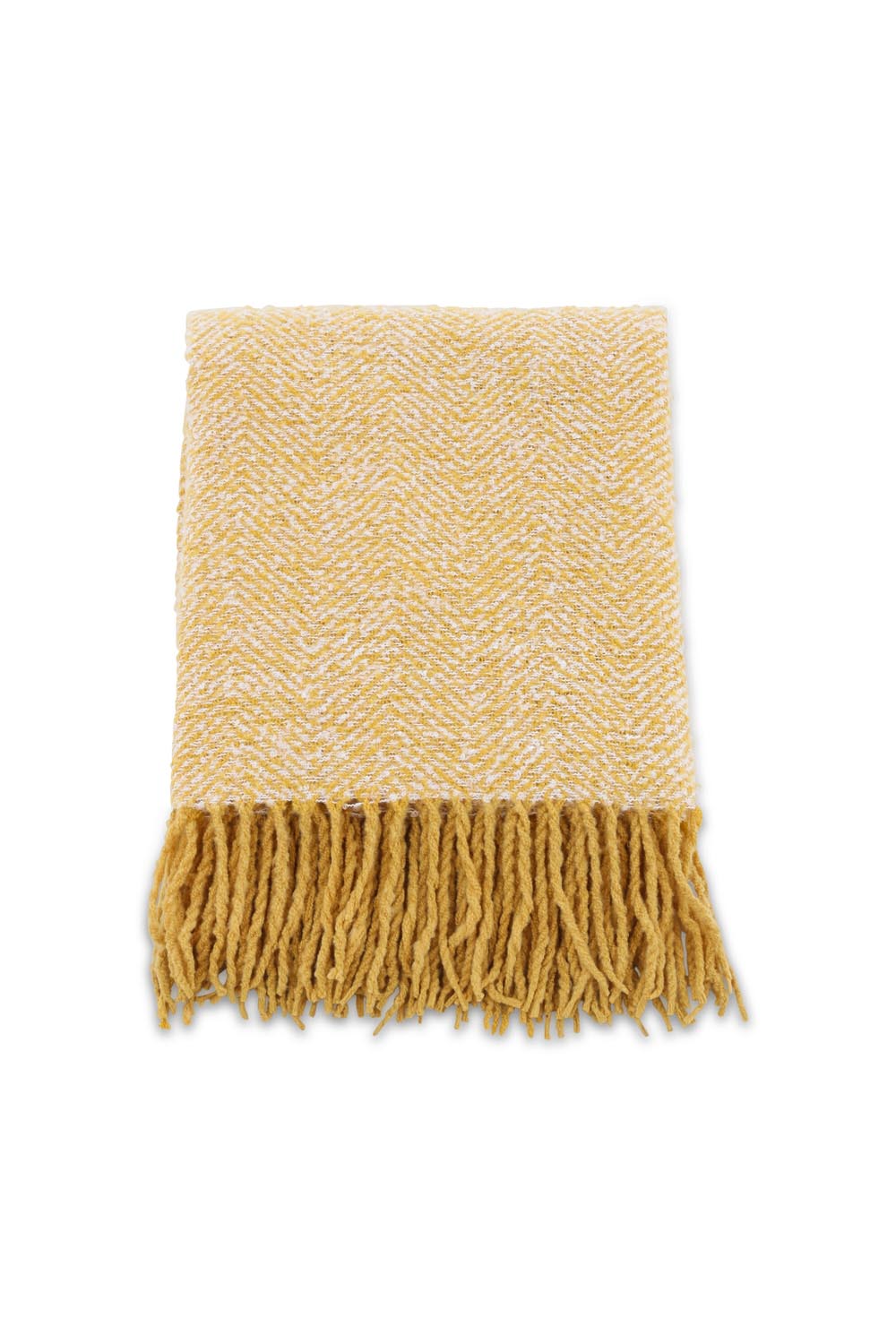 Toby Throw in Gelb präsentiert im Onlineshop von KAQTU Design AG. Wolldecke ist von Venture Home